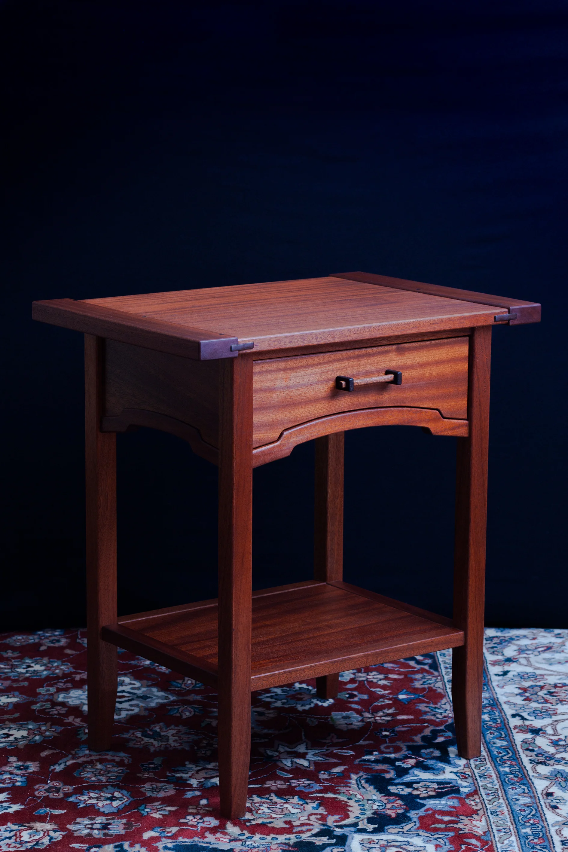 Craftsman Khaya nightstand