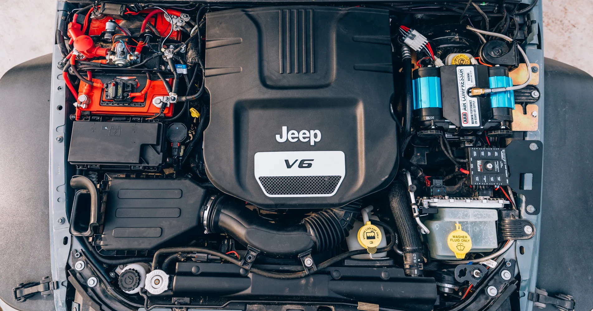 Stuffed under one Hood.