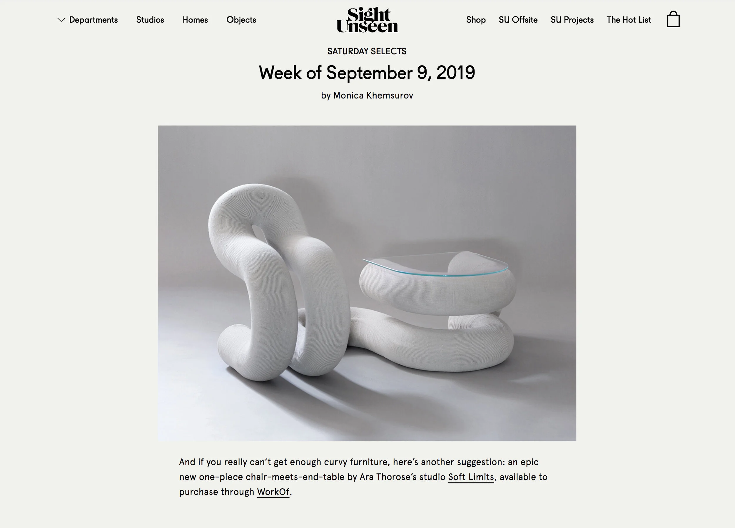Sight Unseen 2019