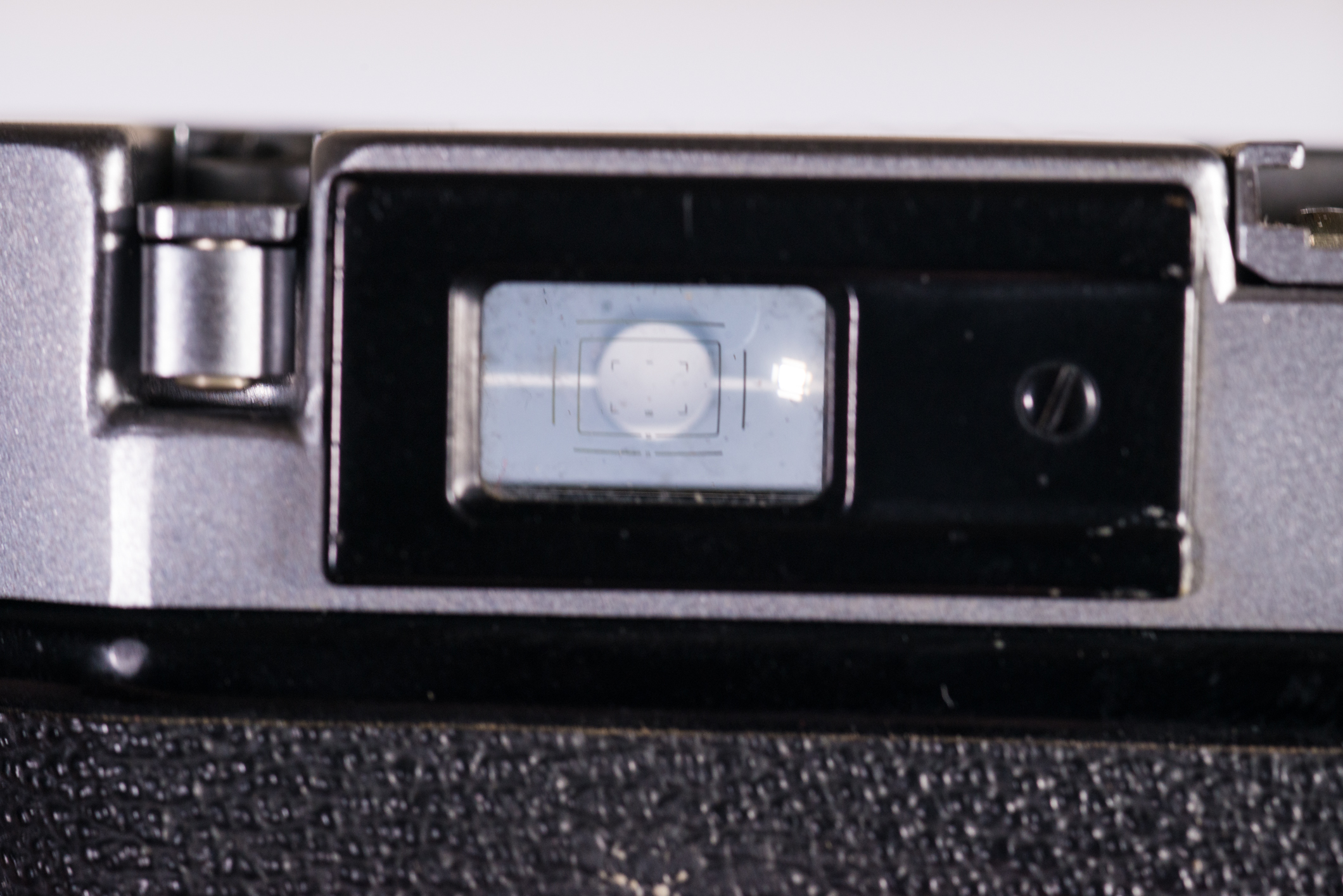 Viewfinder 35mm, 50mm, and 100mm framelines