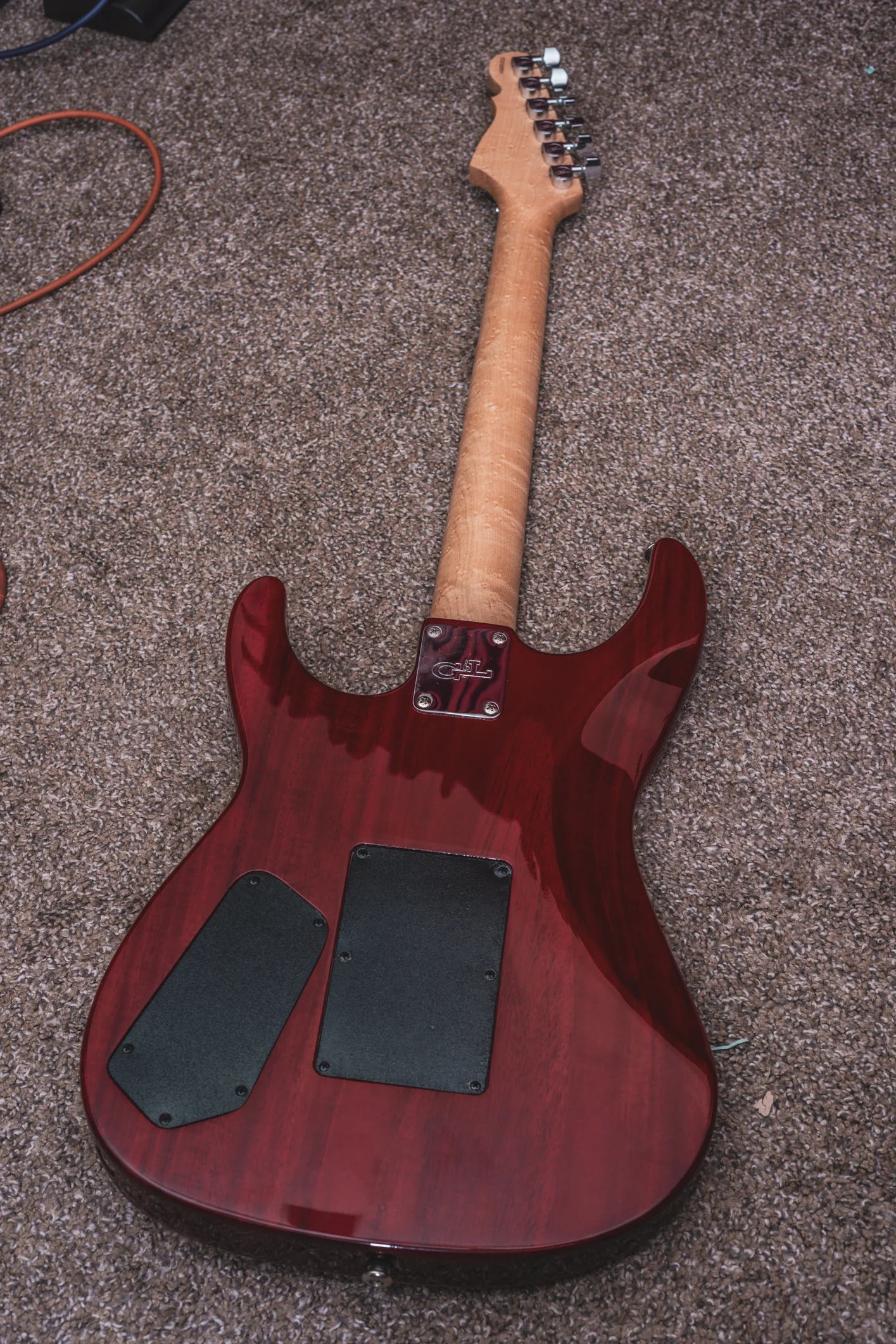 The rear cavity covers still have their protective plastic film from the factory.