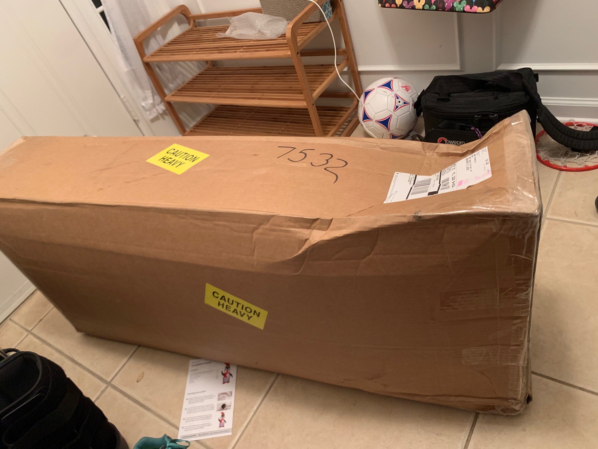 Kramer JS - box is ridiculously large and allowed tons of room for it to move around. This guitar shipped from only an hour away from me.