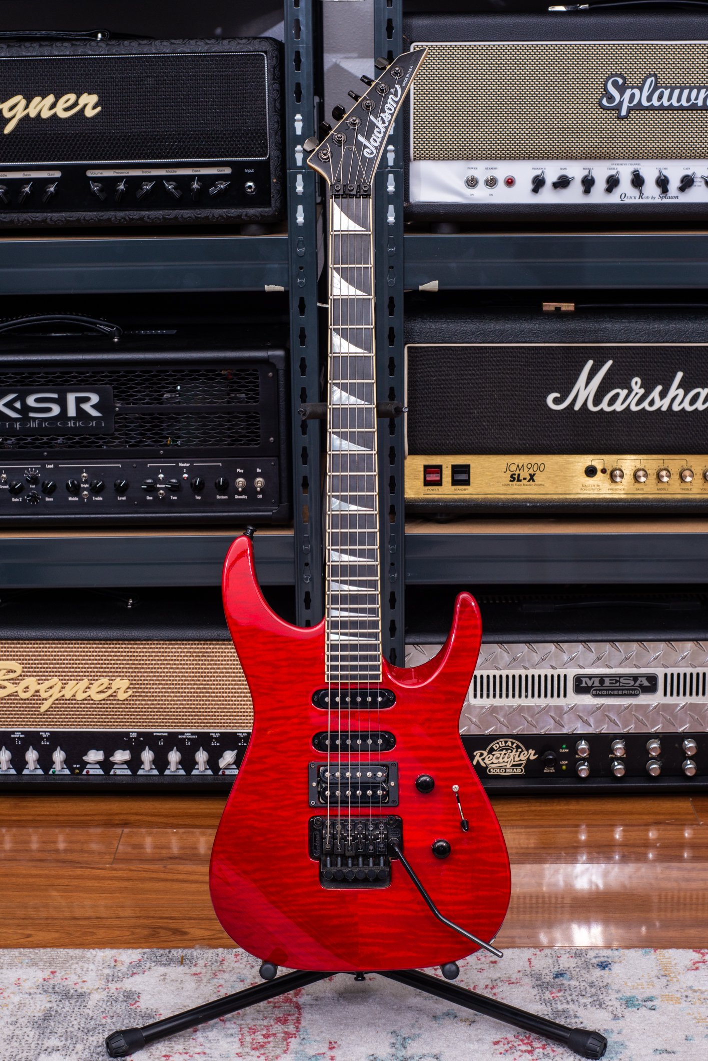 1994 Jackson Flamed Dinky (001985) — Totally Rad Guitars