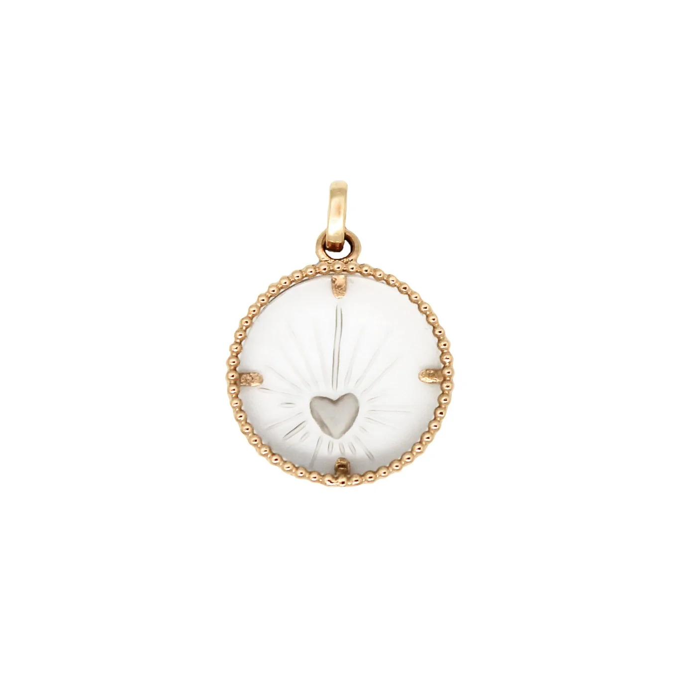 Médaille Coeur Sacré Laure de Sagazan Poinçon 22