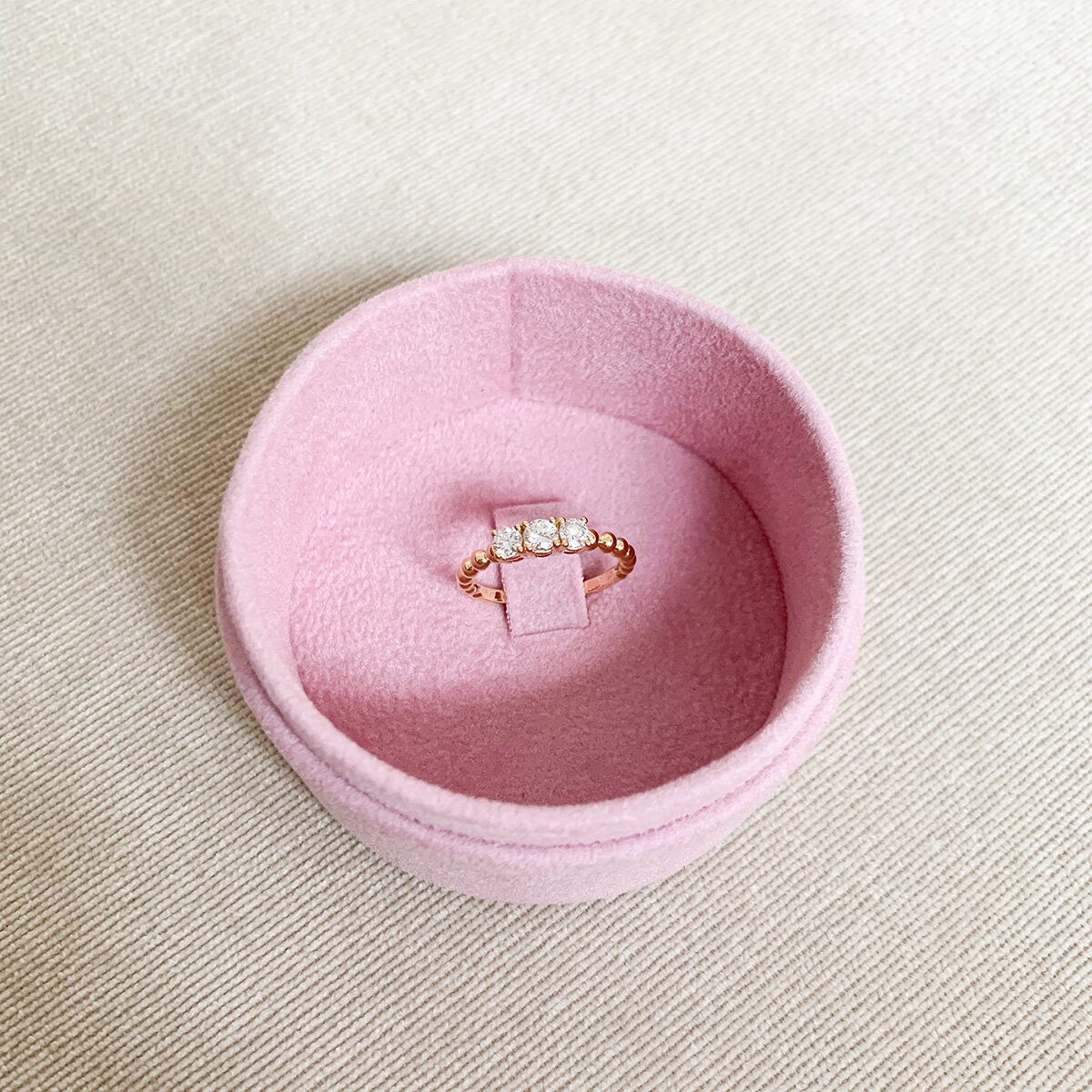 Custom-made engagement ring