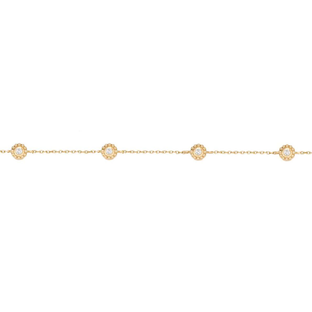 Superbe bracelet en diamant pour femme avec or blanc de 11 Carat