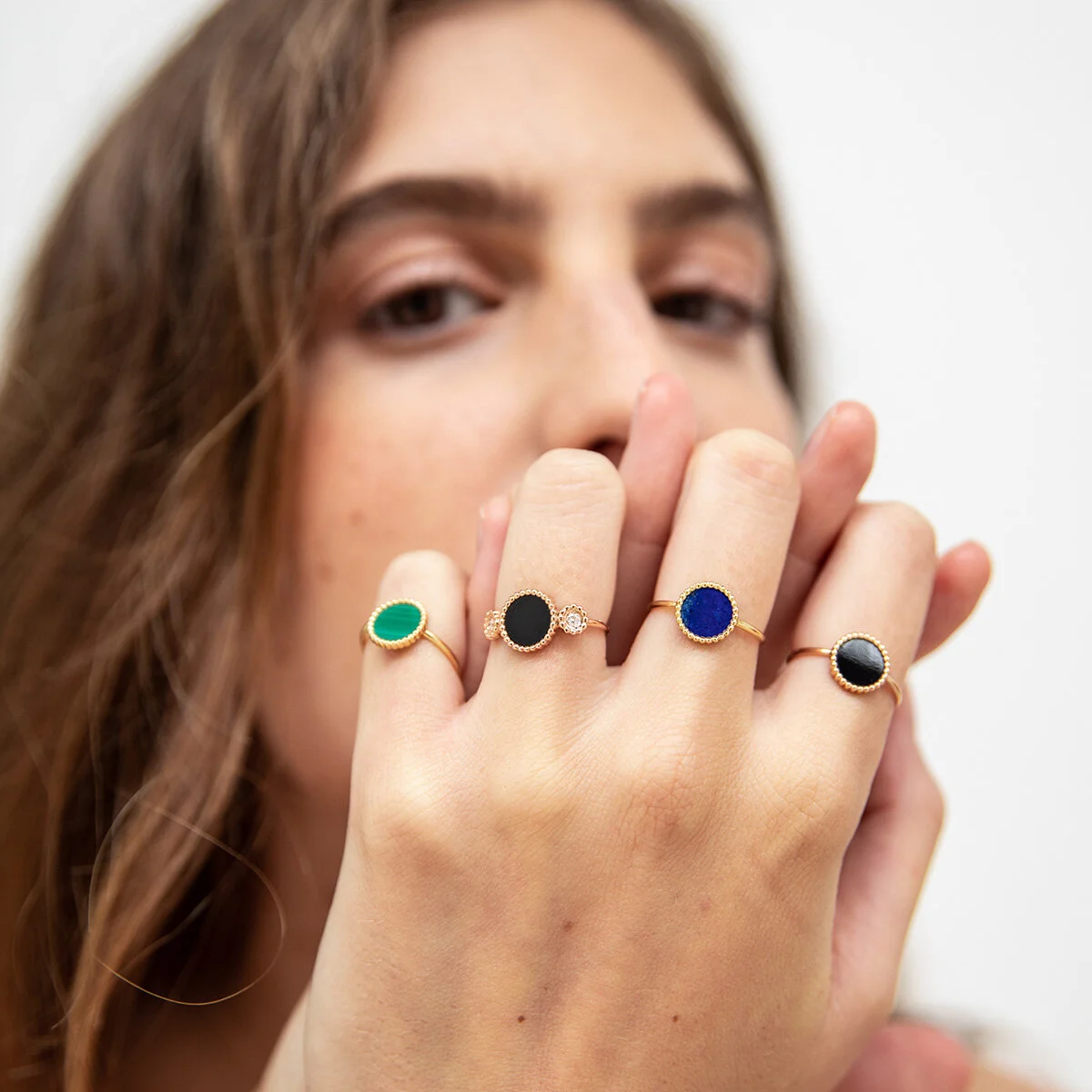 Bague fiancaille lapis lazuli sale