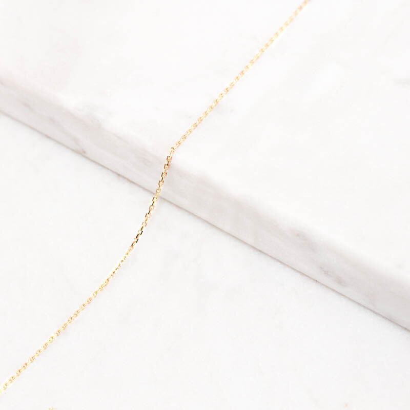 Poinçon 22 18K yellow gold chain