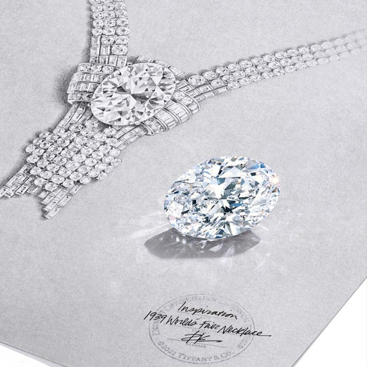 Nouvelle acquisition de © Tiffany &amp; Co, une pierre de plus de 80 carats