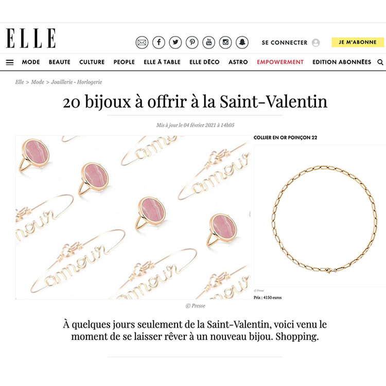 Elle Online - Février 2021
