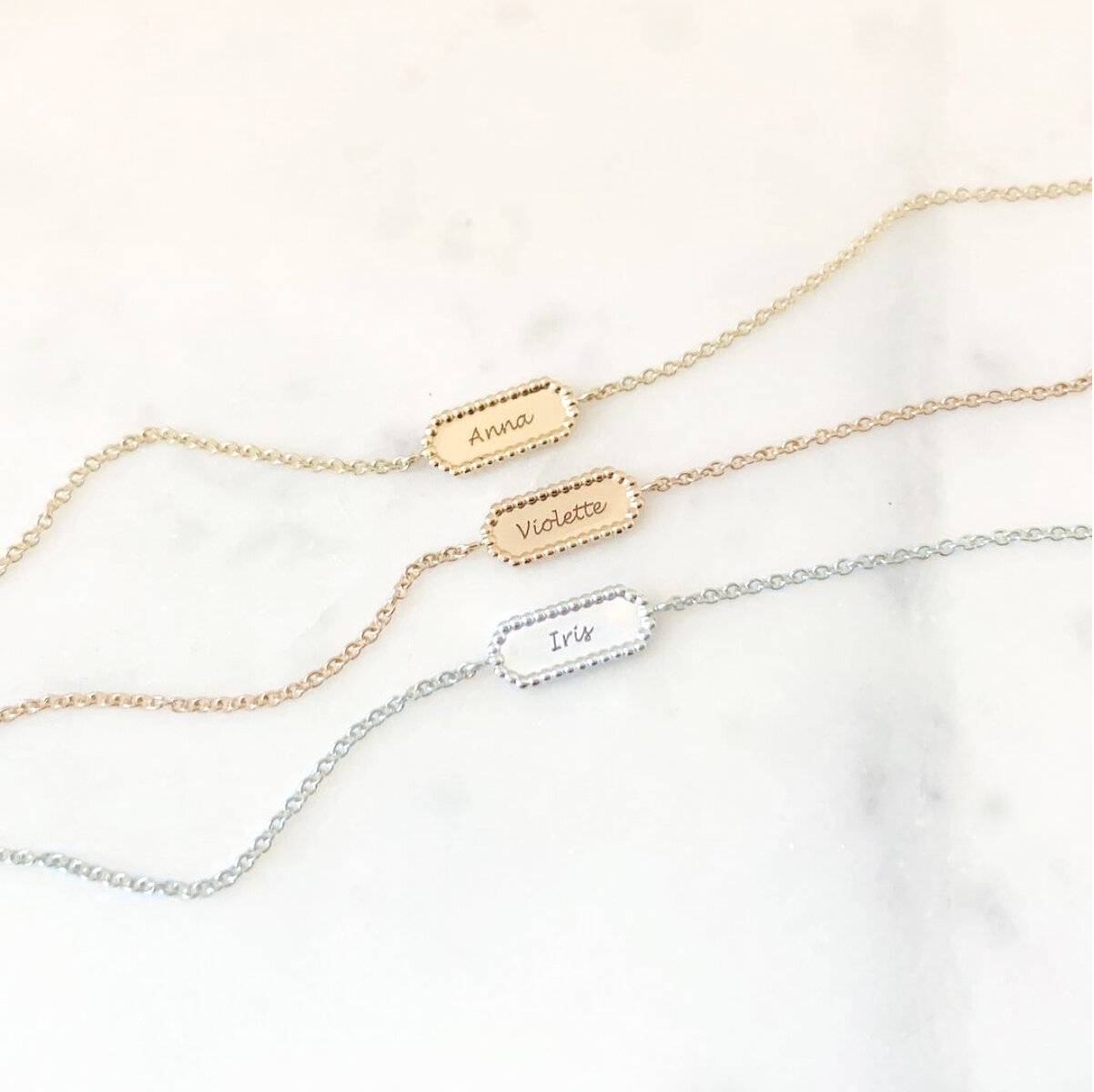 Chain bracelets - 3 gold colors.jpg