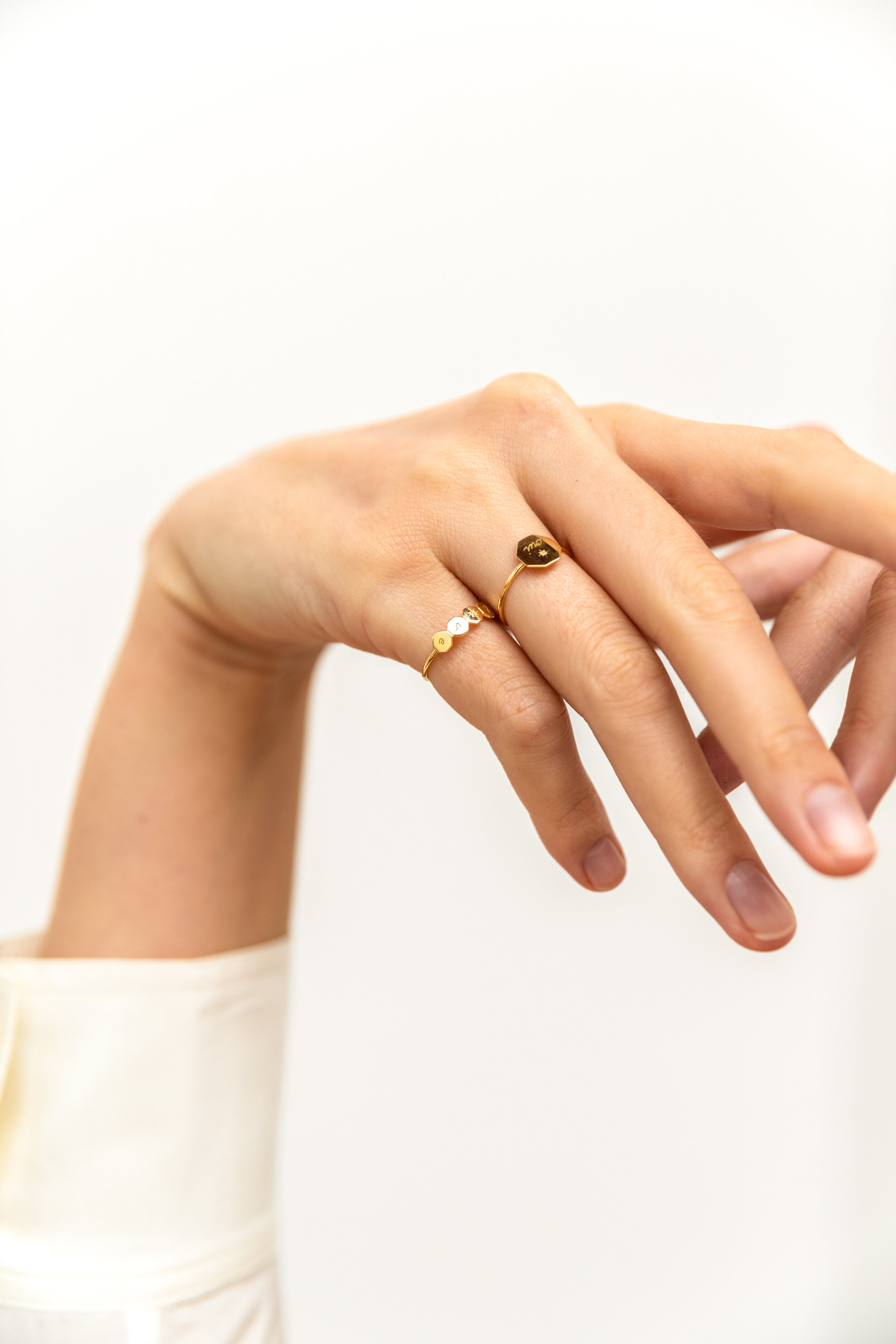 Dis-moi oui ring in 18K yellow gold