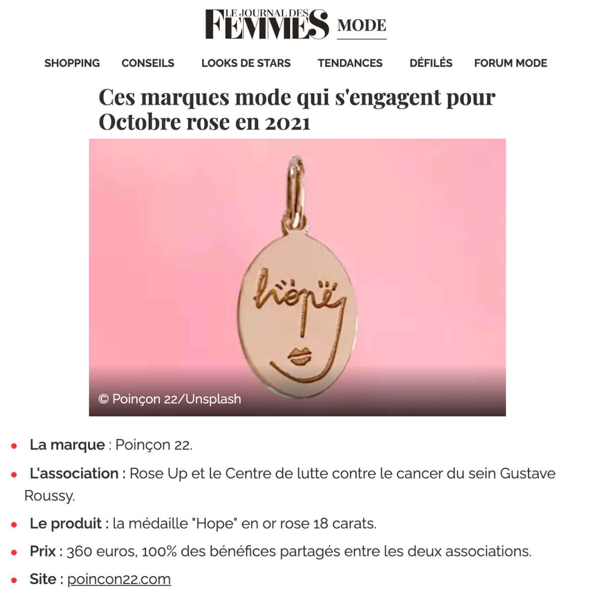 Le Journal des femmes - October 2021