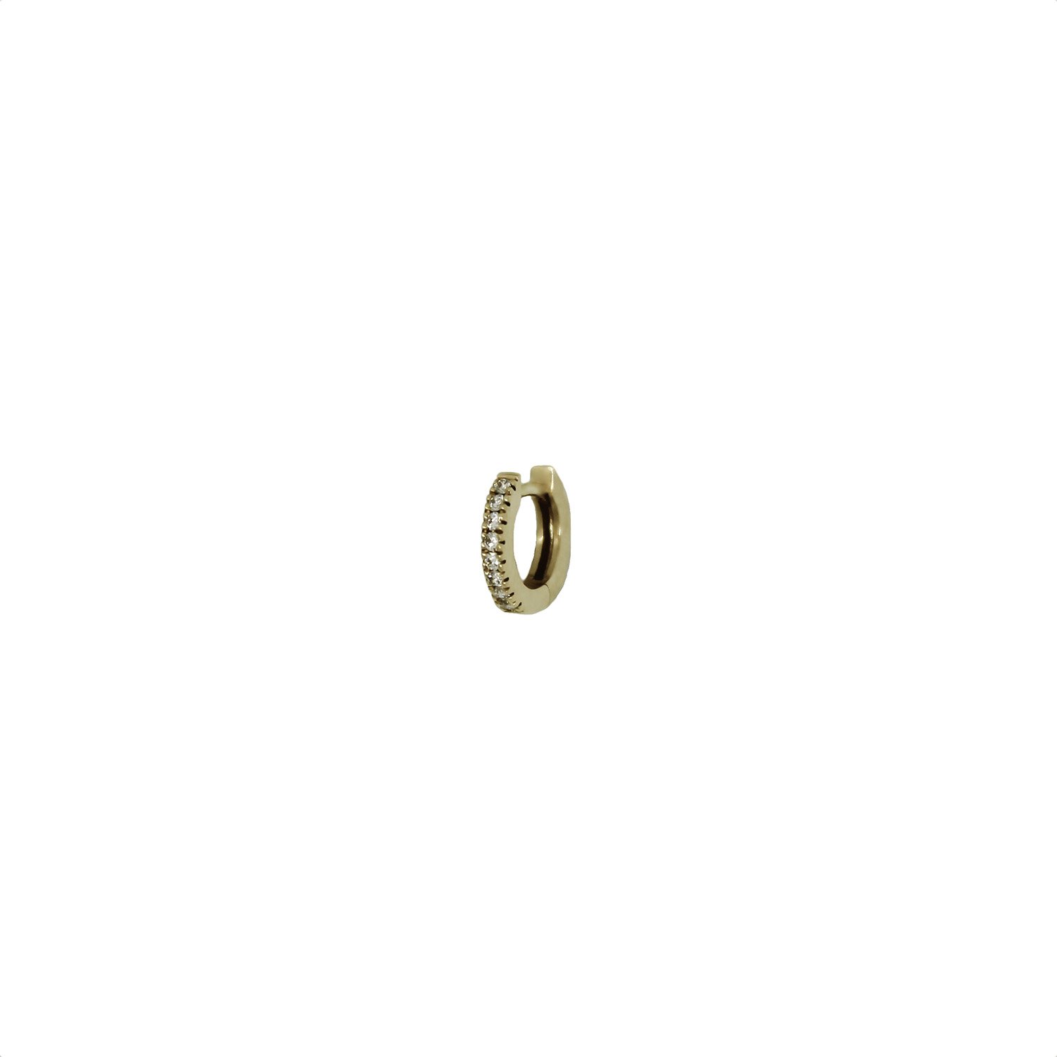 Boucles D'oreilles Créoles En Or Jaune 18 Carats (750/1000) - Diamètre 6,5 Cm - Neuf Avec étiquettes