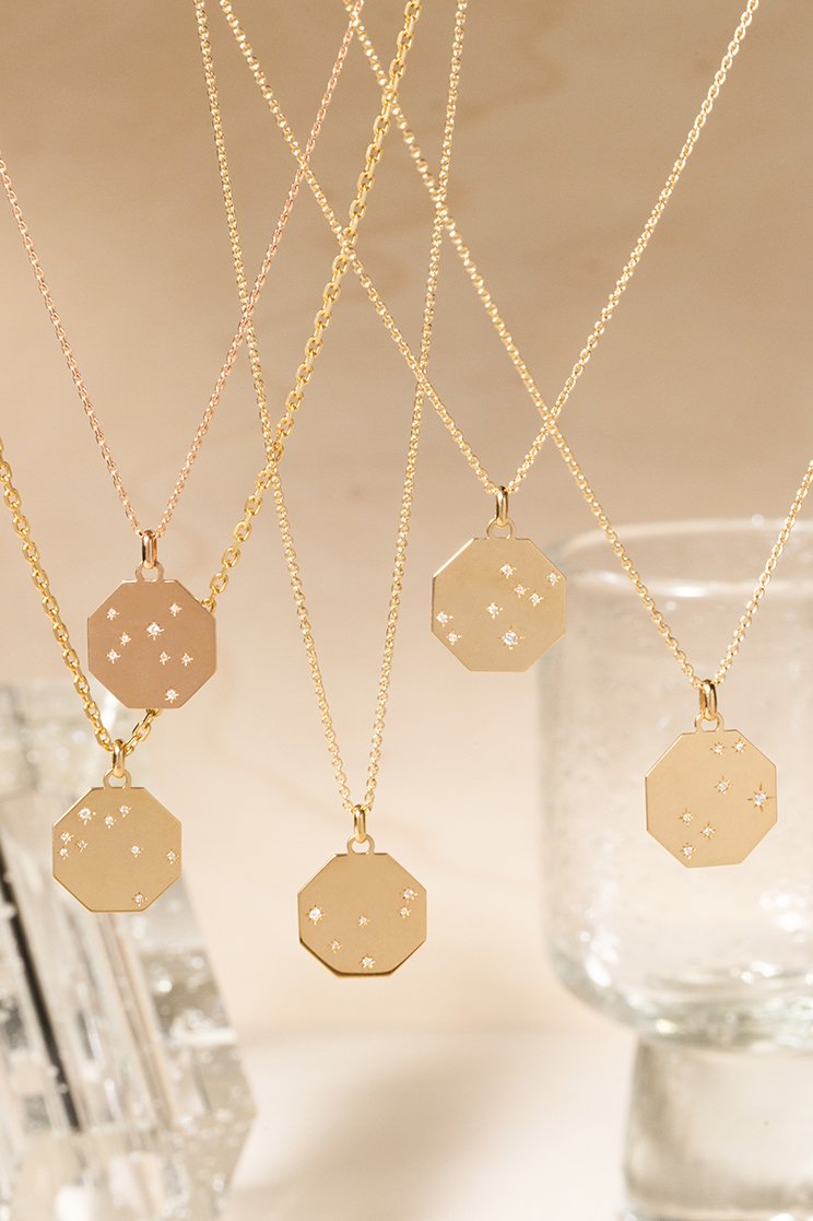 Constellations medals - 18K gold