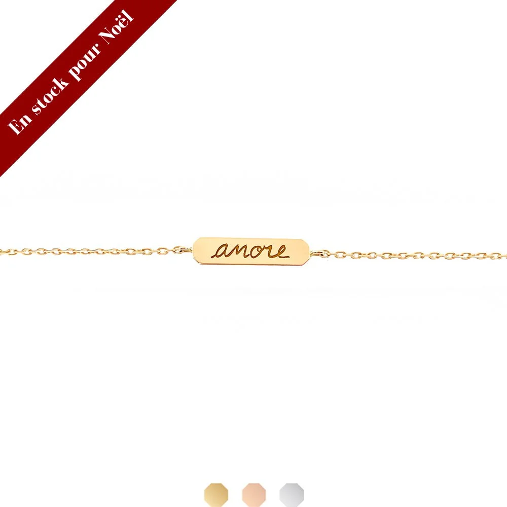 Bracelet Femme Nœud D'amour Infini Plaqué Or Rose 18 Carats - Avec Zircons - Cadeau Romantique