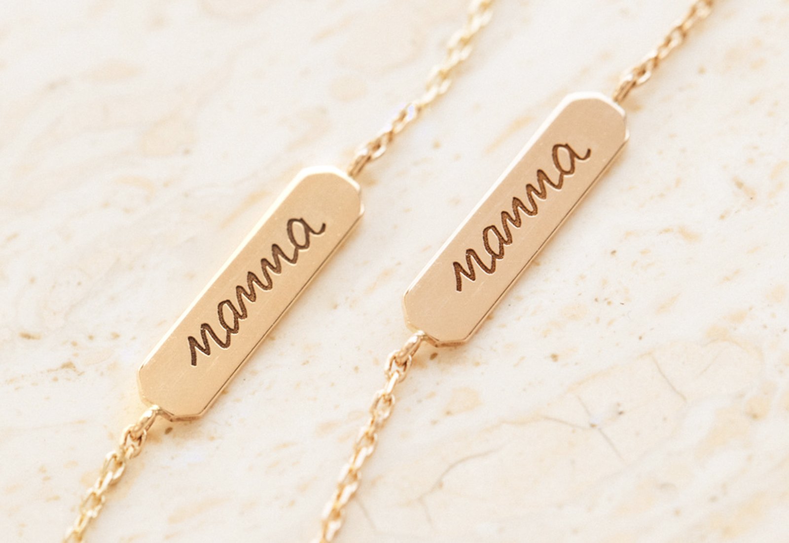 Mamma Bracelets in 18K yellow gold and rose gold 18K