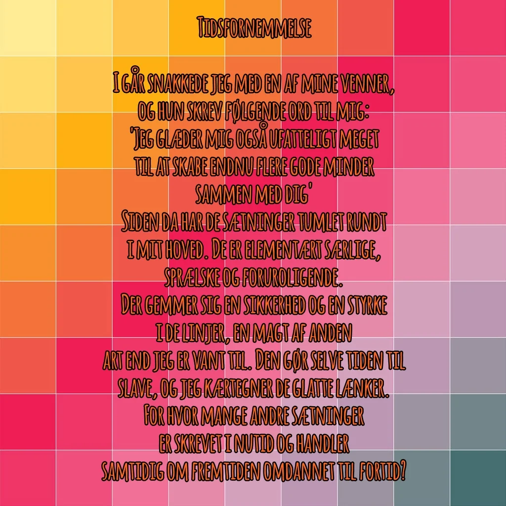 26. Tidsfornemmelse
