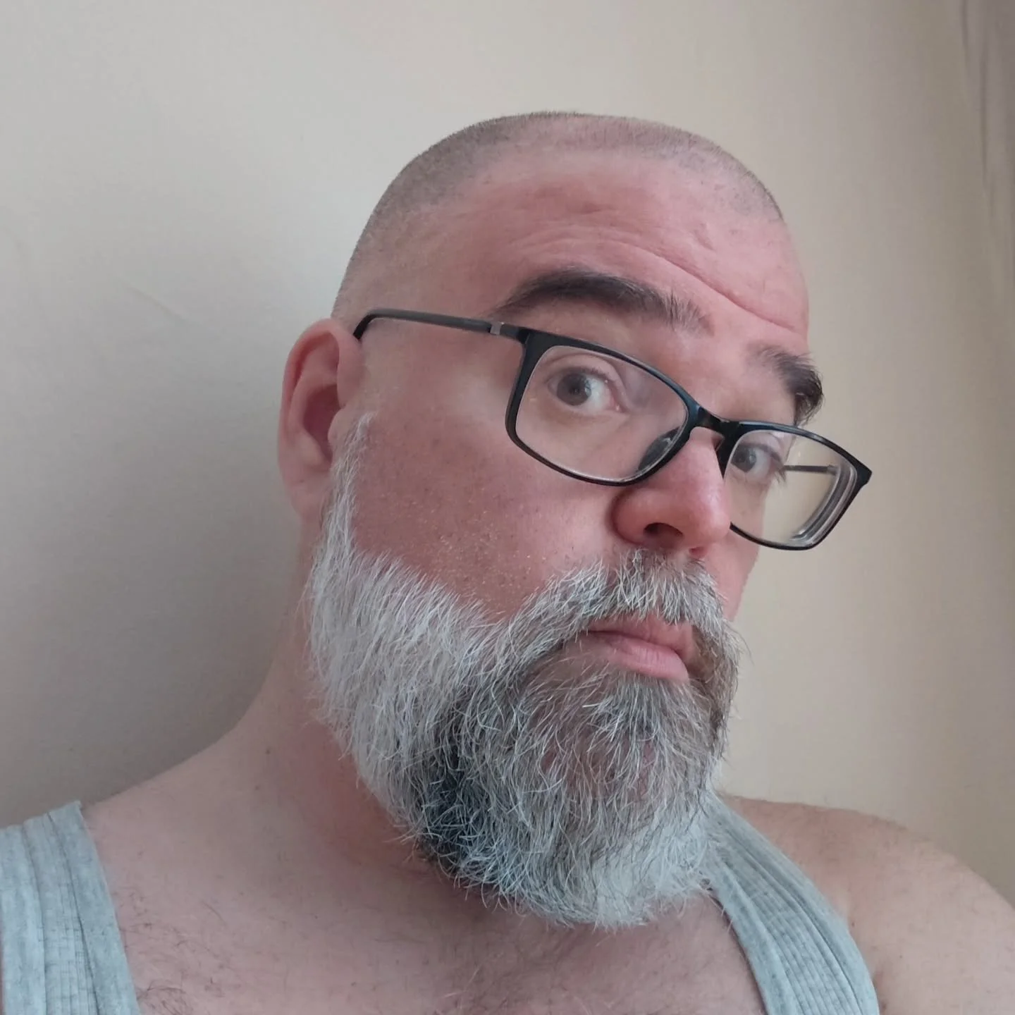 Jeg har ikke rigtig forkromede planer for 2026, men jeg regner med at se nogenlunde s&aring;dan her ud. 

Joggingbukser og undertr&oslash;je er forresten min uniform, n&aring;r jeg arbejder hjemme. Begge dele gr&aring;, s&aring; de matcher sk&aelig;g