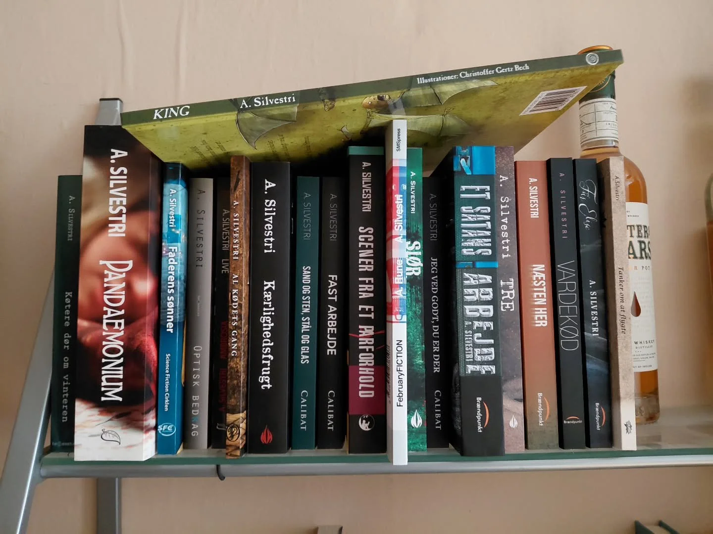 S&aring;dan har raden med mine selvst&aelig;ndige udgivelser set ud siden 2023. Men det rygtes, at der tr&aelig;der en ny ind i r&aelig;kken senere p&aring; &aring;ret 🙂

#forfatterliv #arbejde #udgivelse