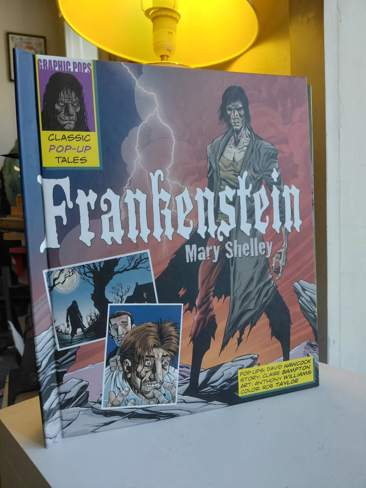 N&aring;r jeg holder opl&aelig;g og den slags, arbejder jeg ofte med elementer, der taler til de forskellige sanser. Case in point ... Frankenstein som pop-up bog 🙂

Mens jeg forberedte mig til mit monsteropl&aelig;g for nogle uger siden, snublede j