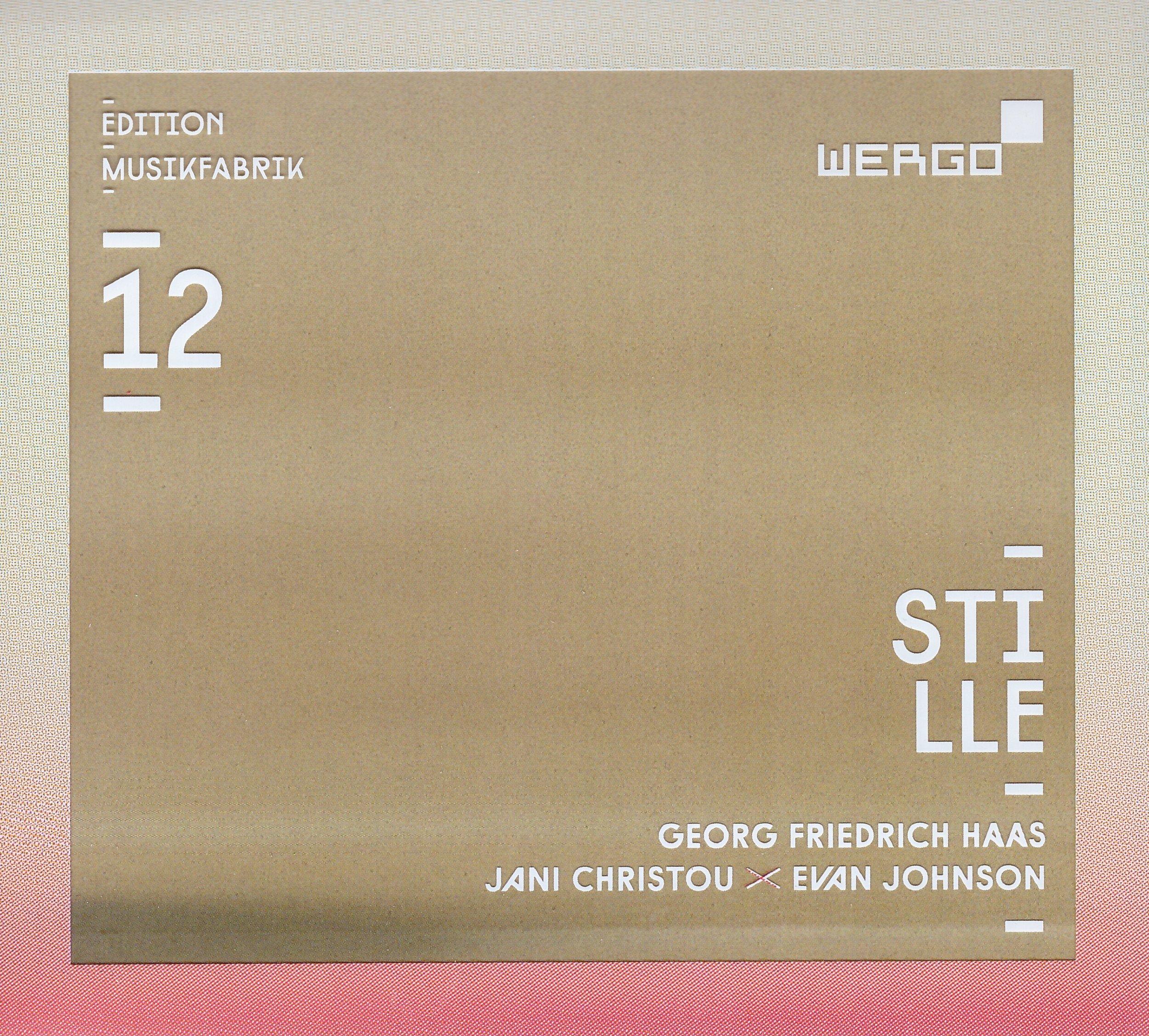 Stille – Ensemble Musikfabrik • ich suchte aber ich fand ihn nicht – Georg Friedrich Haas ° ORDER
