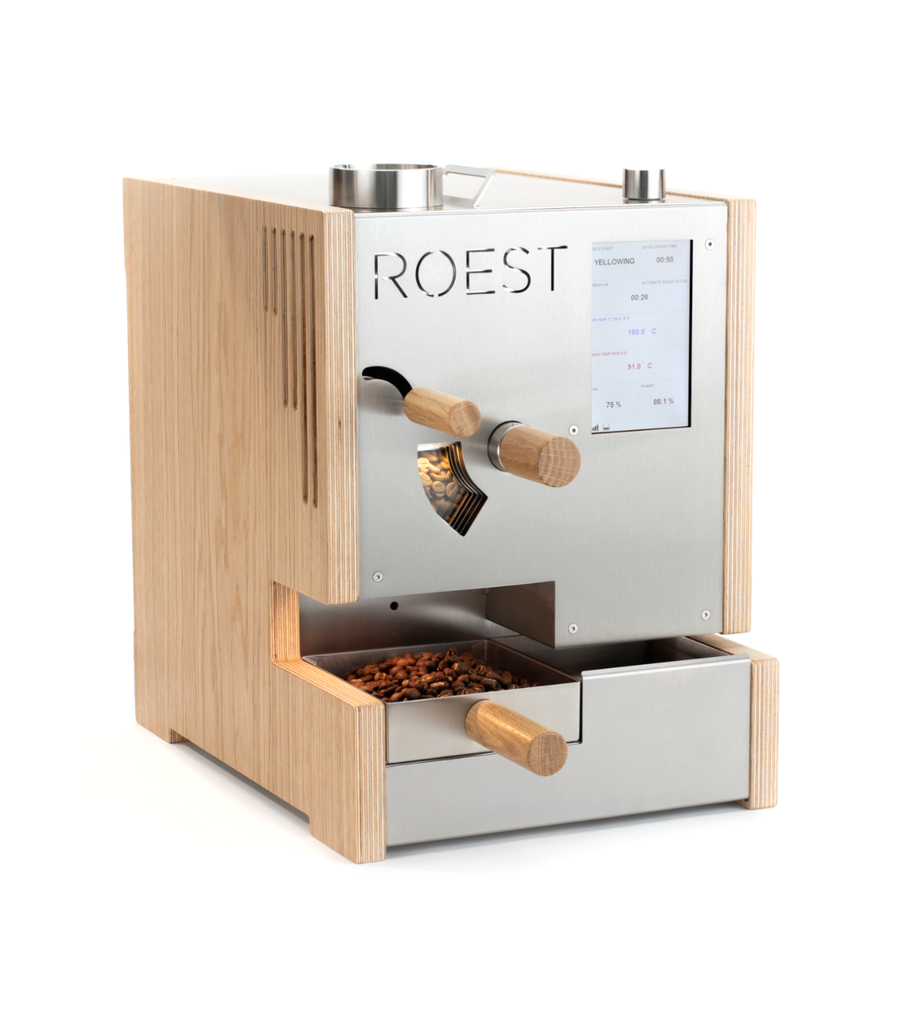 Roest Coffee, una tostadora de café inteligente para tomarlo