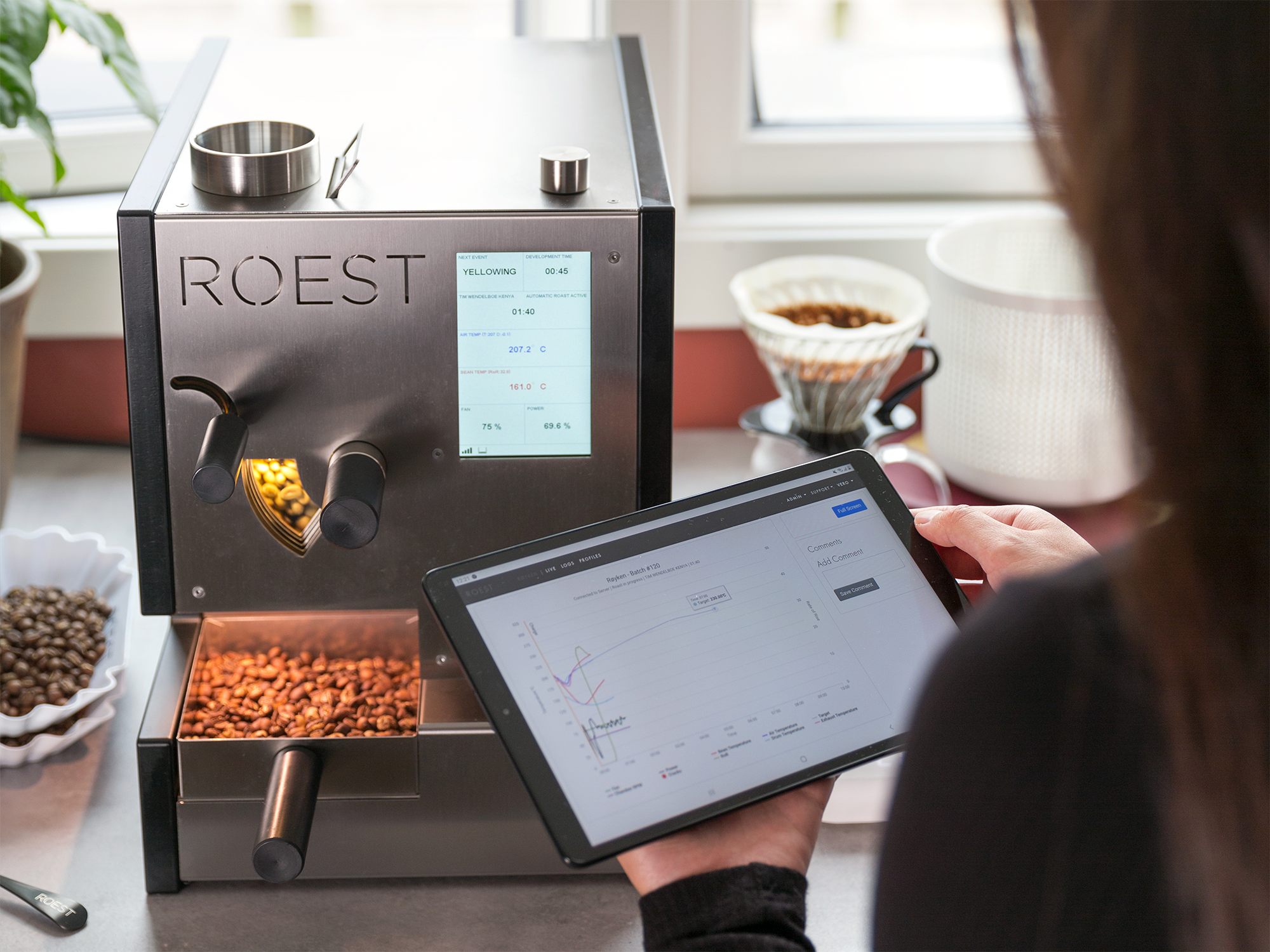 Perfect automation of sample roasting with ROEST