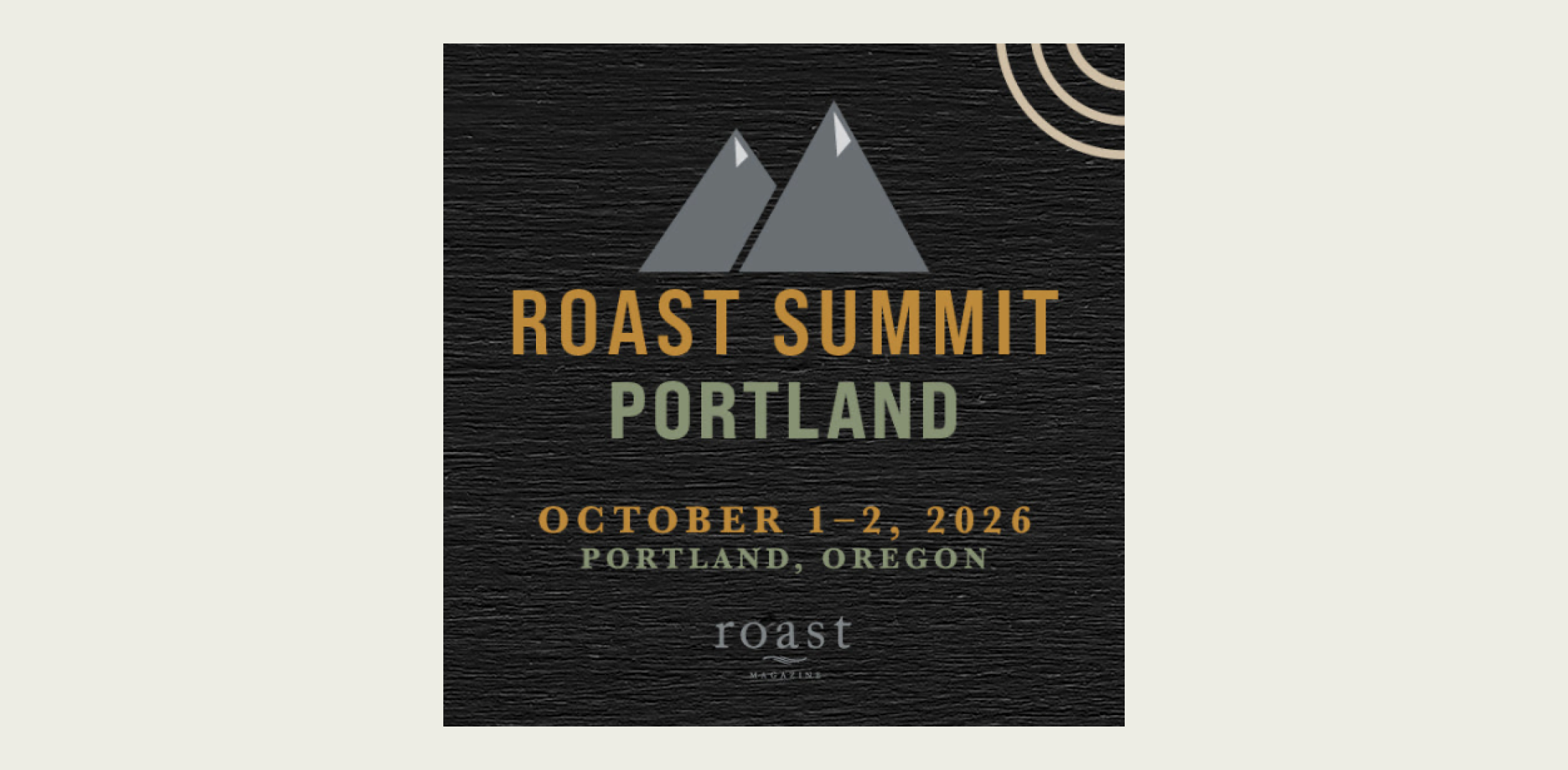 Roast Summit 2026
