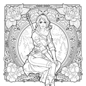 Download 31 Witcher Adult Coloring Book - Zsksydny Coloring Pages
