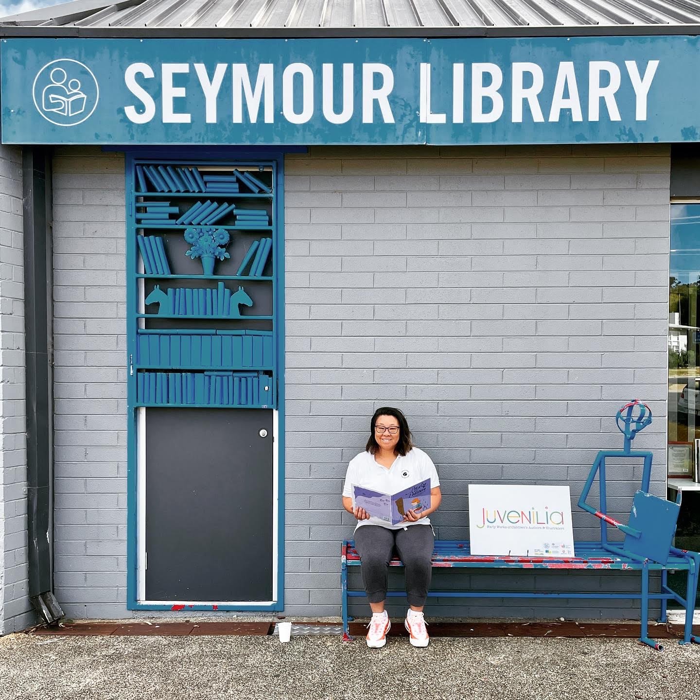  Aimee Chan at Juvenilia in Seymour Library 