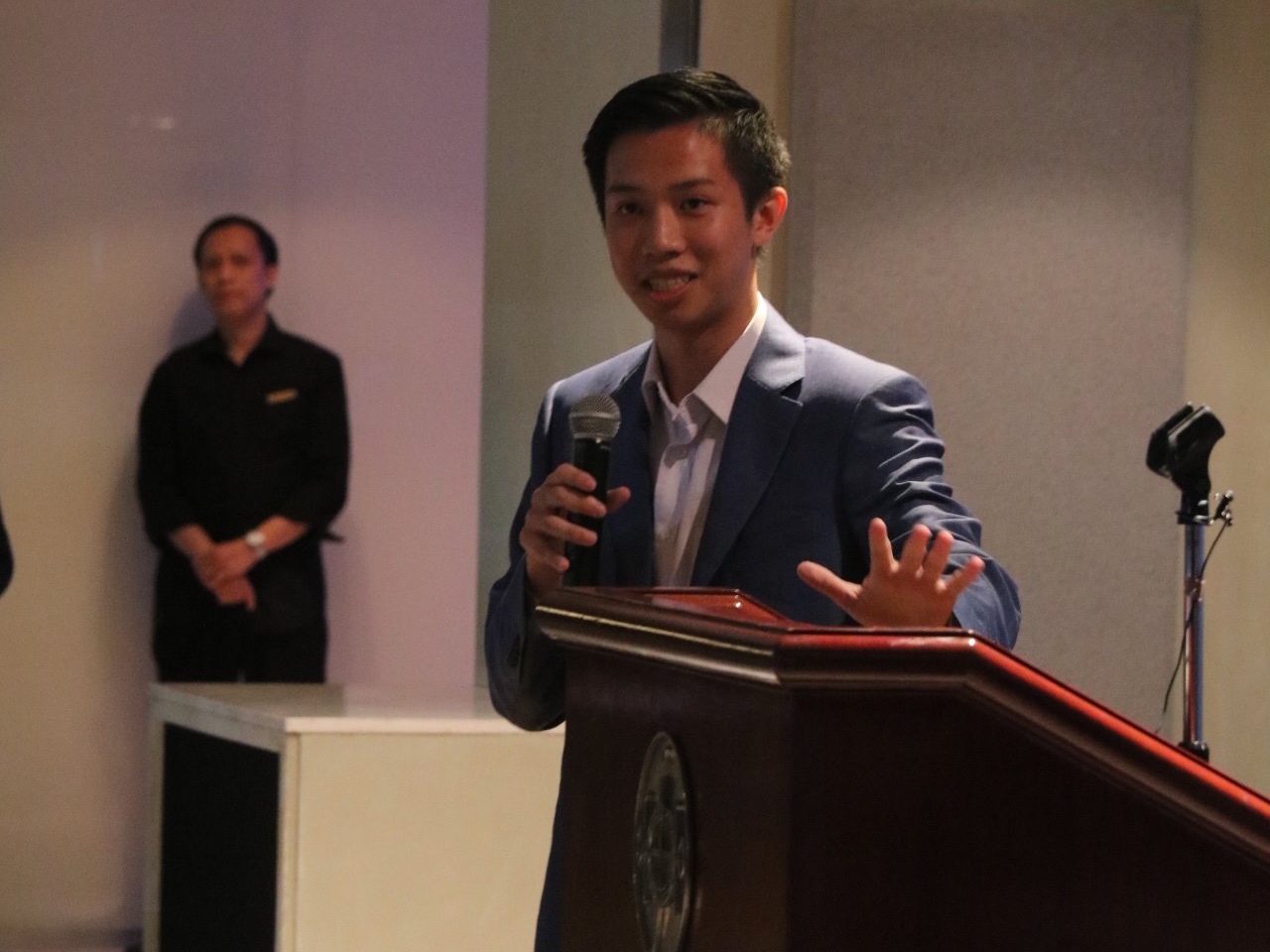 Founder and President Joseph Wan sharing the vision of Support!, and why it was established