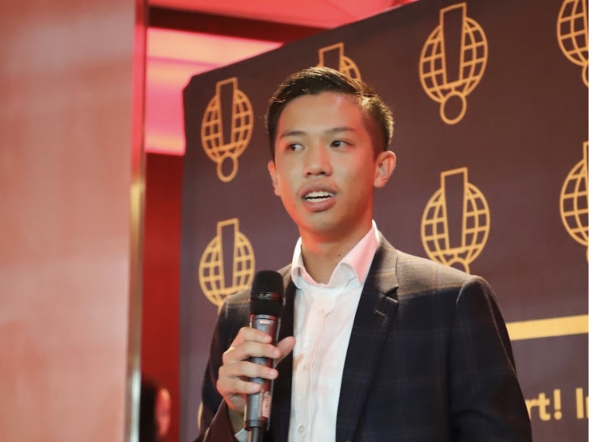 Founder and President Joseph Wan sharing highlights over his term and what he hopes the Foundation can achieve in the future