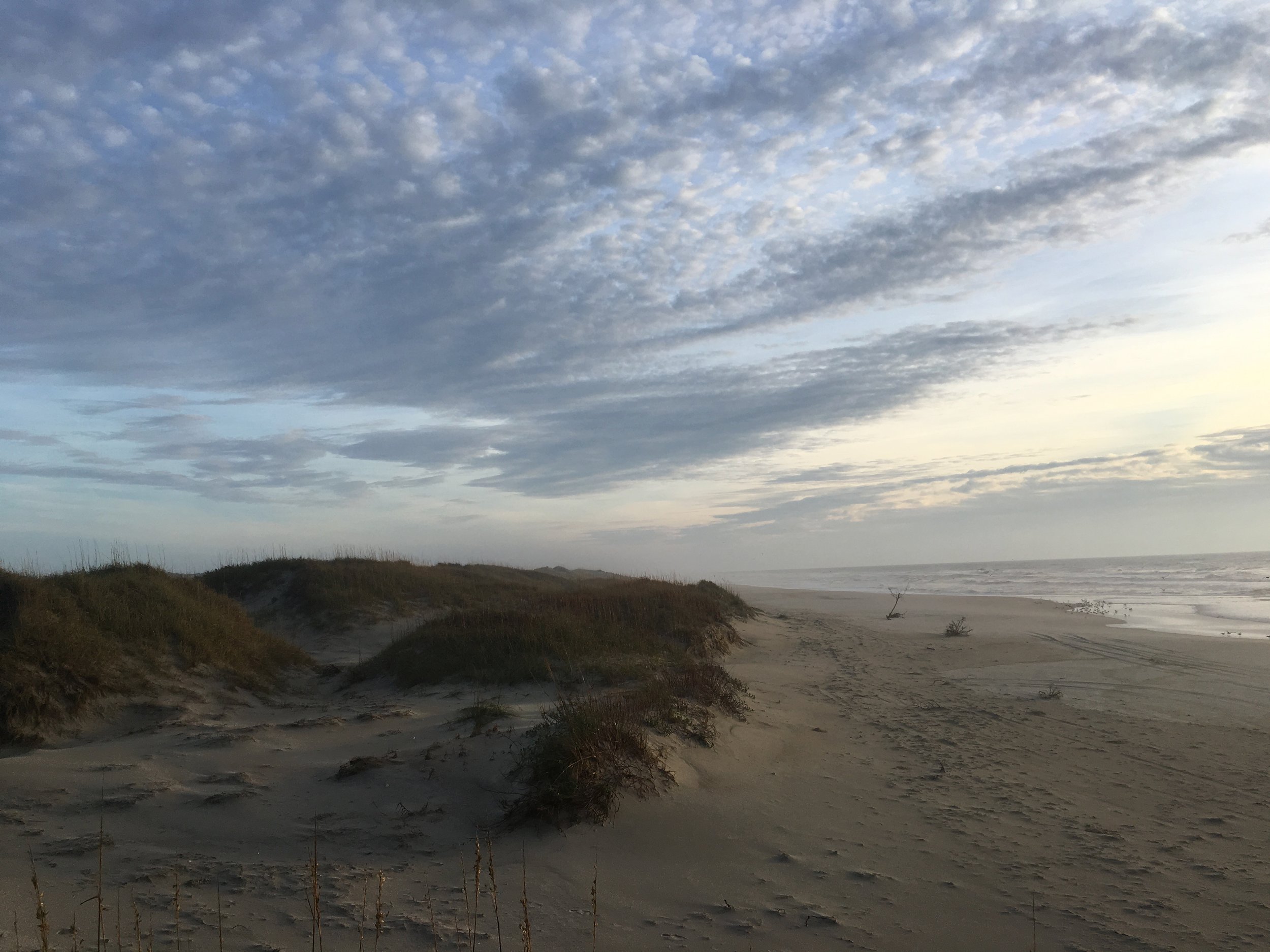 View from the worksite while on Ocracoke Island.