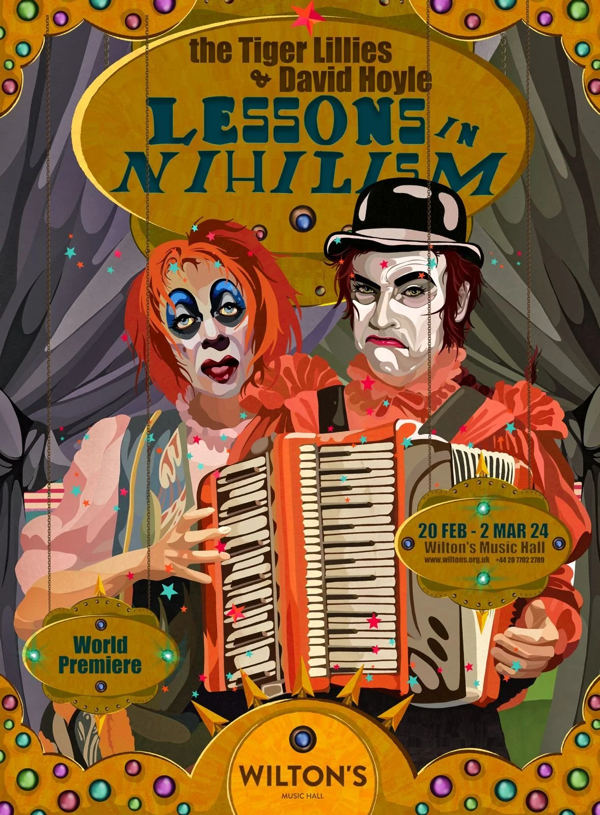 The Tiger Lillies and David Hoyle: Lessons In Nihilism - new show premiere