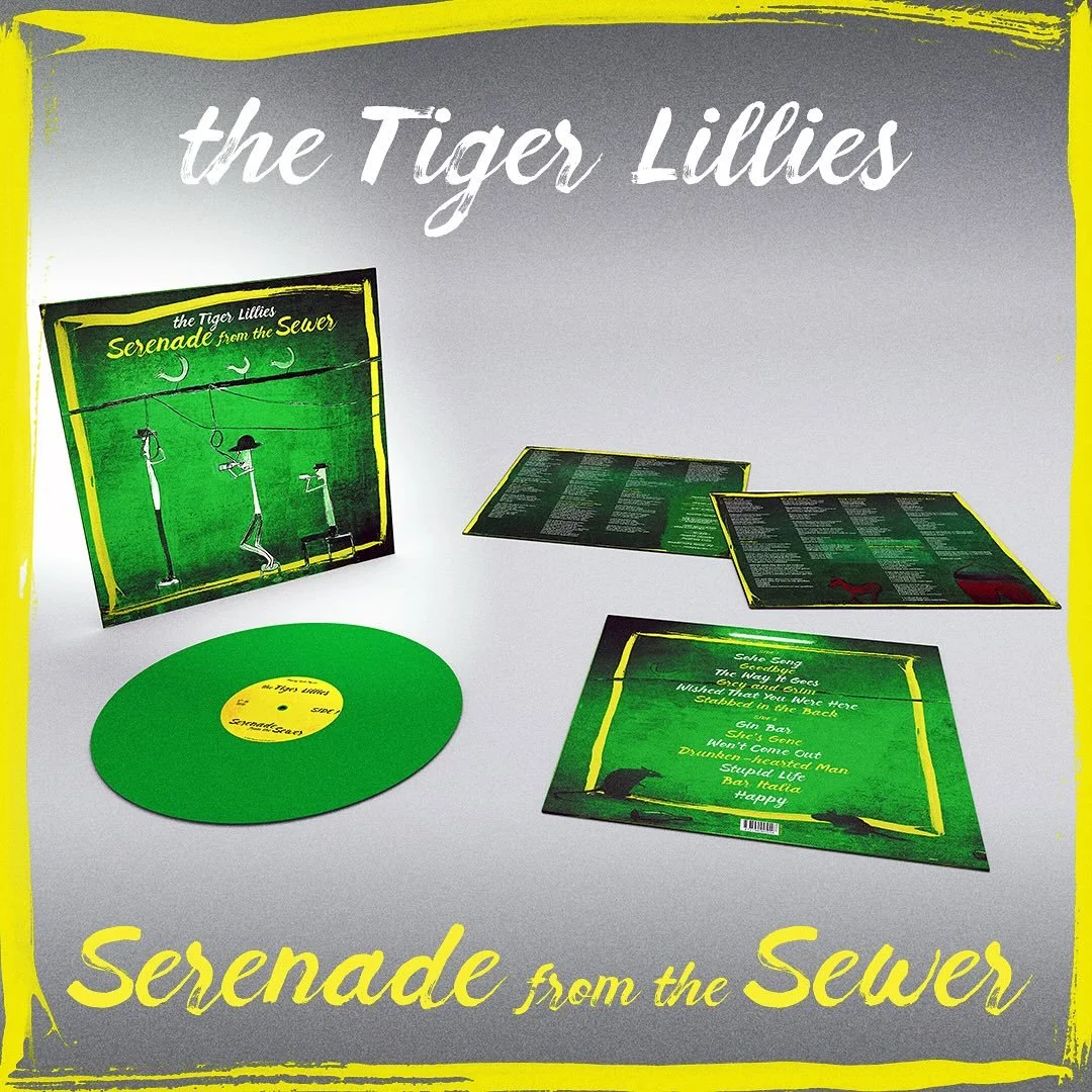 SERENADE FROM THE SEWER - NEW ALBUM TO BE RELEASED ON 28 OCTOBER
AVAILABLE TO PRE-ORDER ON OUR WEBSITE ONLY FROM 18 OCTOBER
The first 200 copies of the LP are in a special, coloured vinyl edition, algal-bloom green, limited to one copy per person.