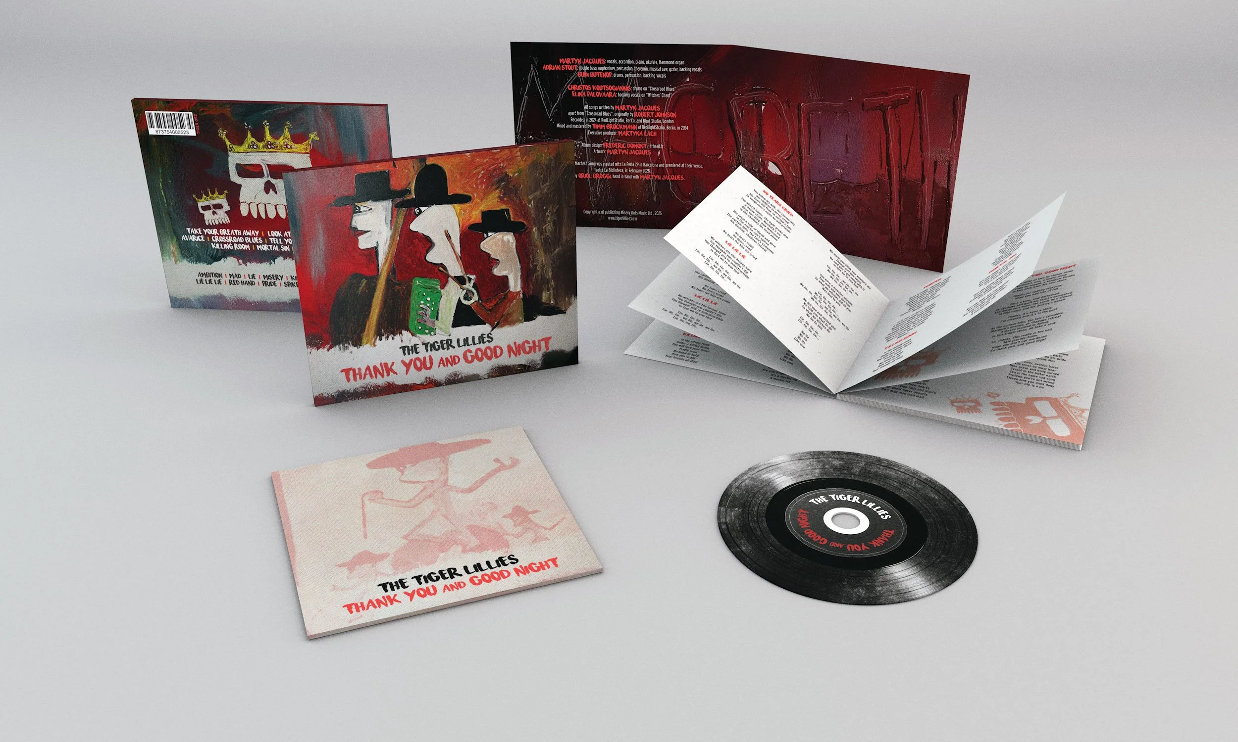 Thank You and Good Night (CD) — The Tiger Lillies
