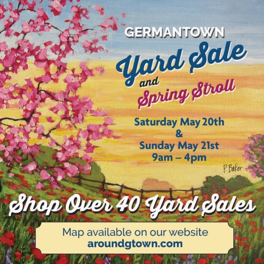 Despite a little rain in the forecast&mdash; the annual Yard Sale is still happening today and has been extended through Sunday! 

Swing by early to beat the raindrops ☔️ Happy Shopping!