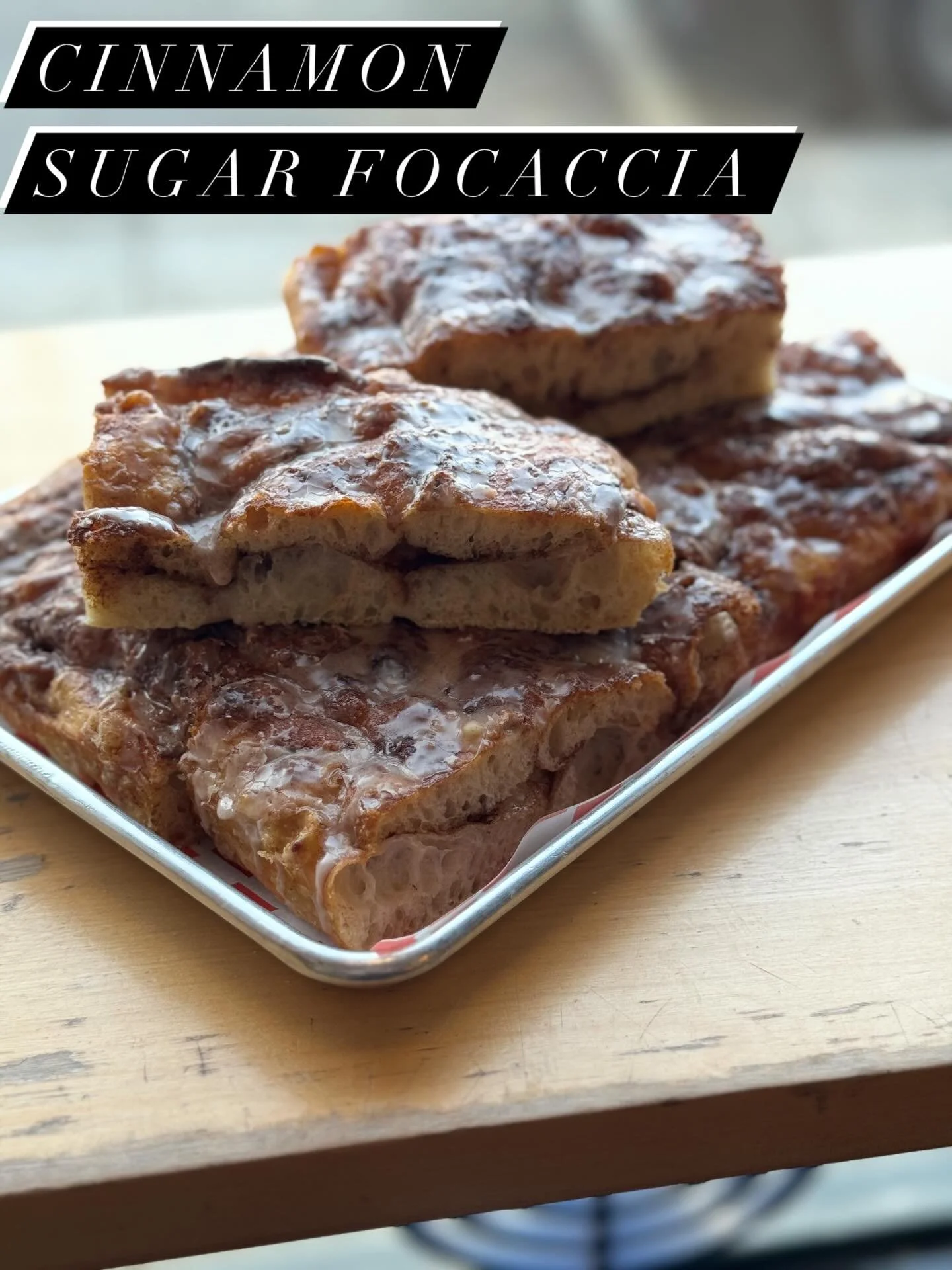 Try our Cinnamon Sugar Focaccia this week! 

Brown Sugar and Cinnamon Swirled Focaccia with a classic glaze- start the day right. 

@ottos_market