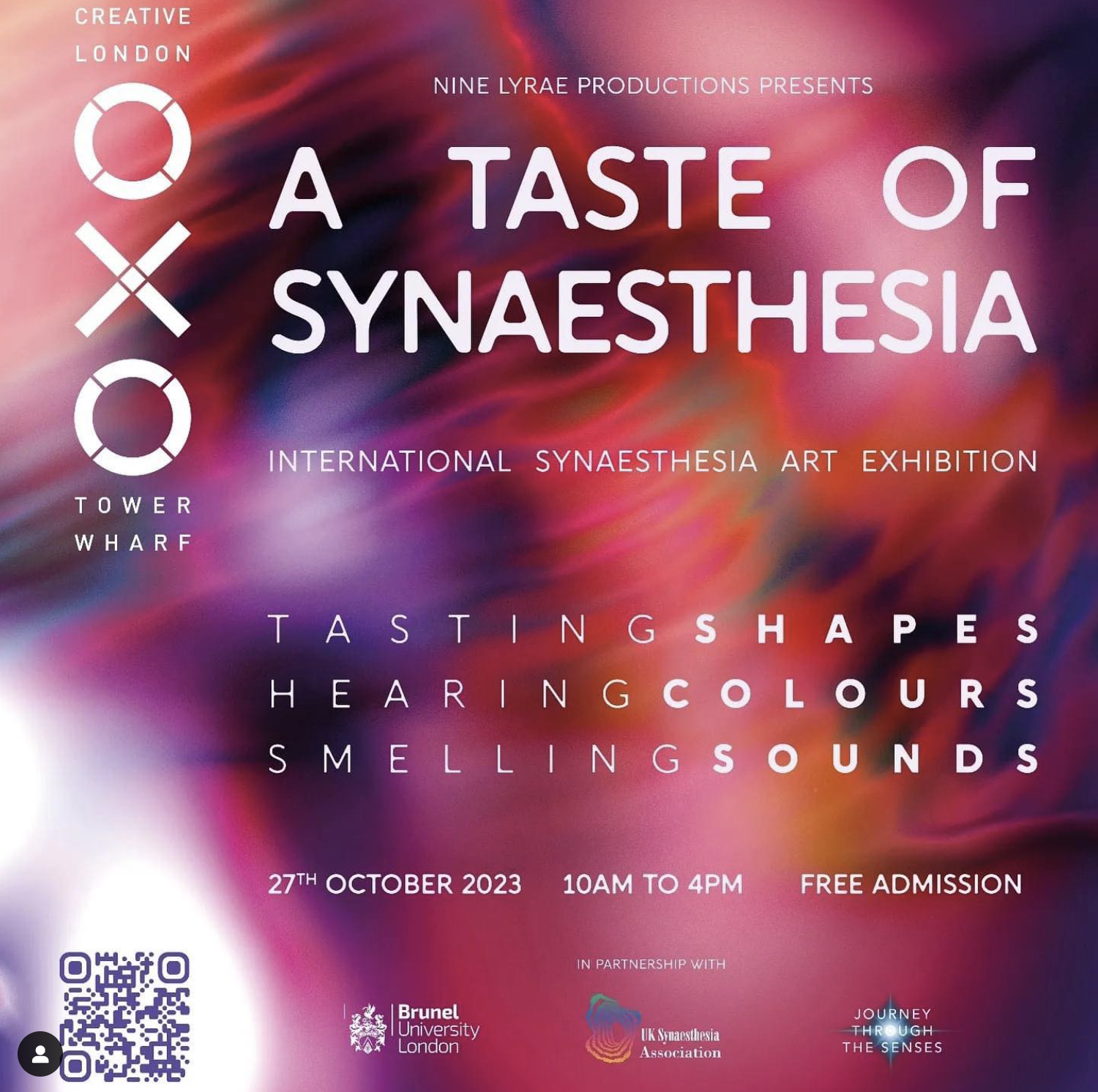 'A Taste of Synthasthesia' at OXO Tower London