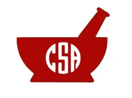 Mortar & Pestle Monogram Decal