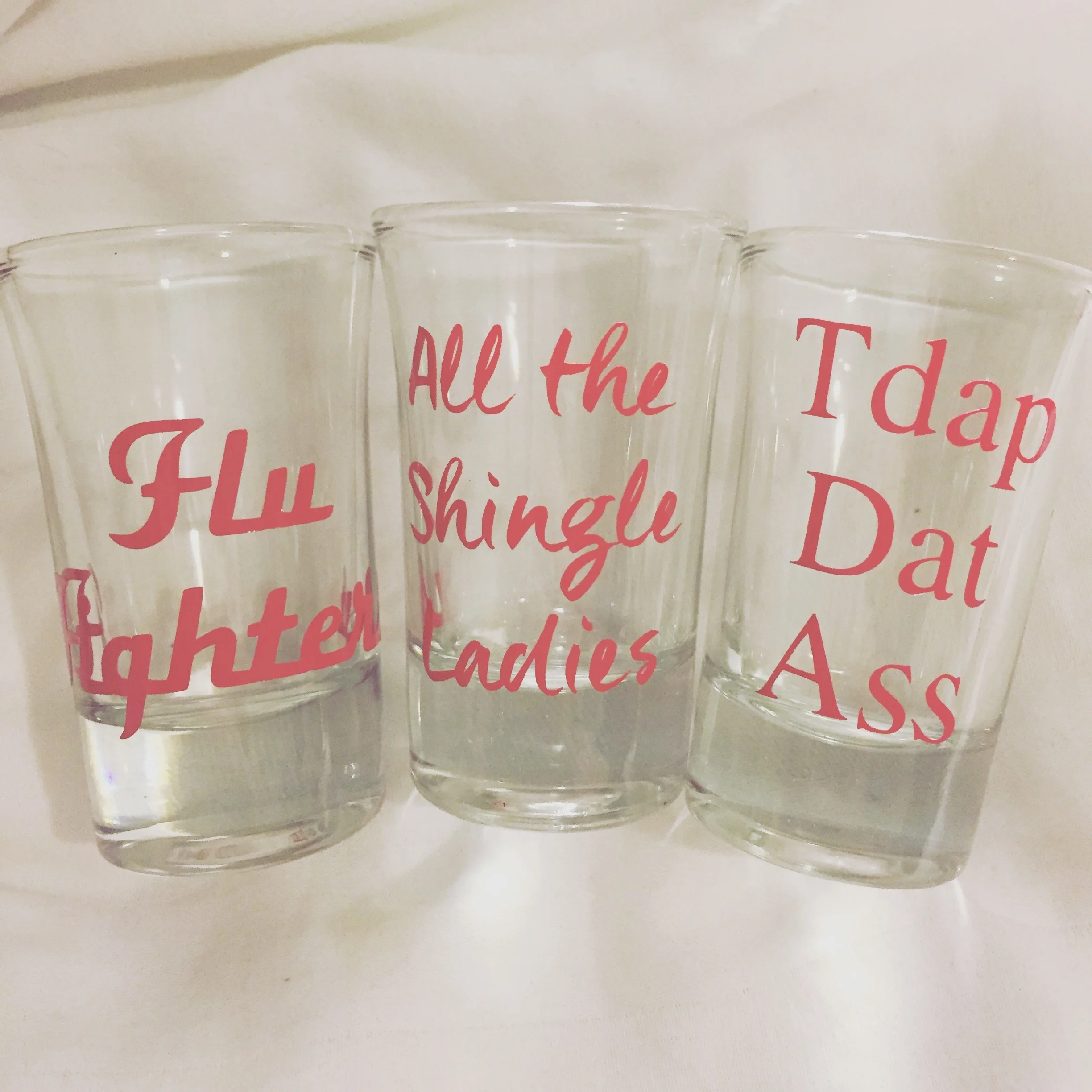 Vax "Shot" Glasses