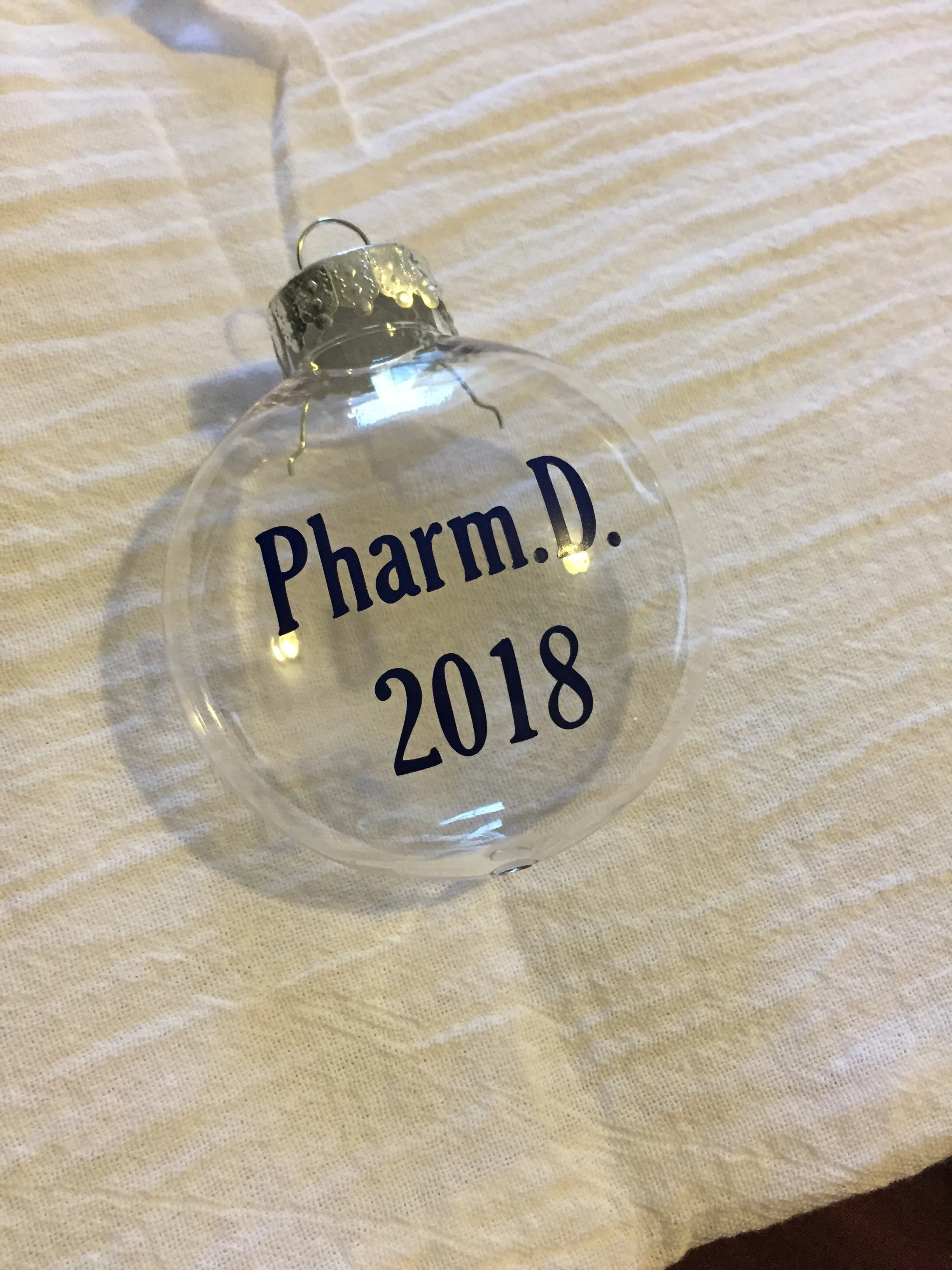 Custom Pharm.D. Ornament