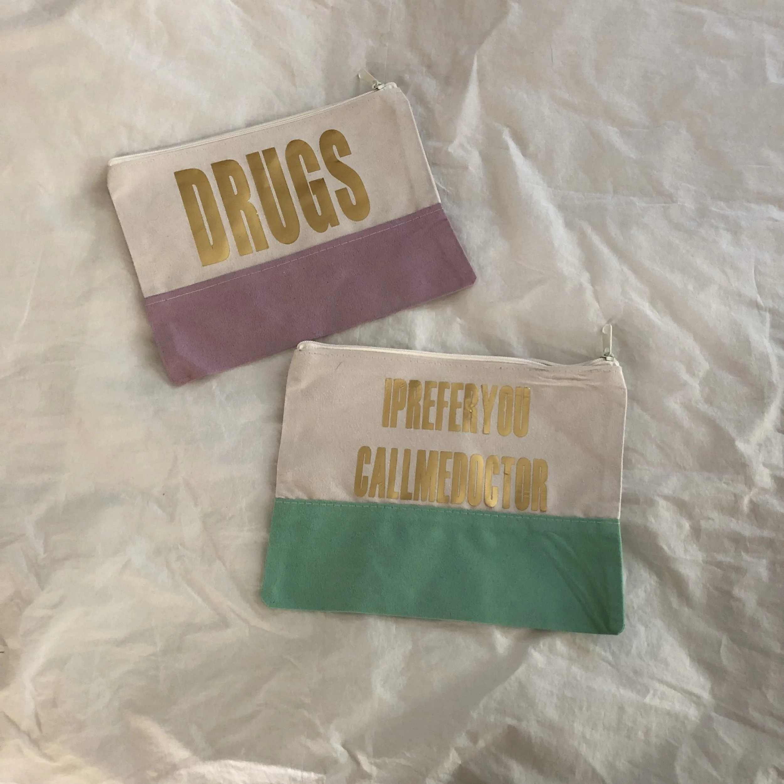 Statement Pencil Bag/Make Up Bag