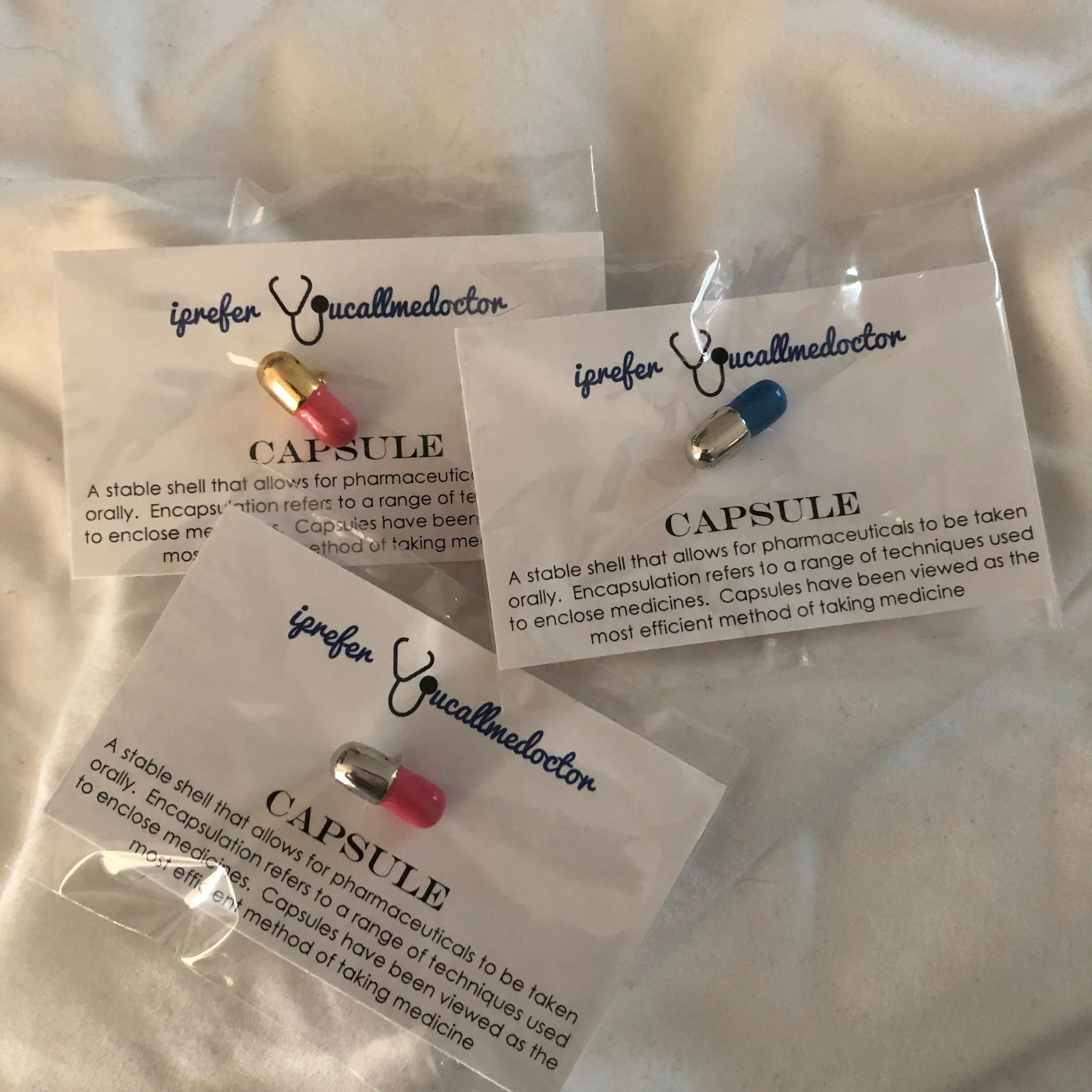 3D Capsule Pin