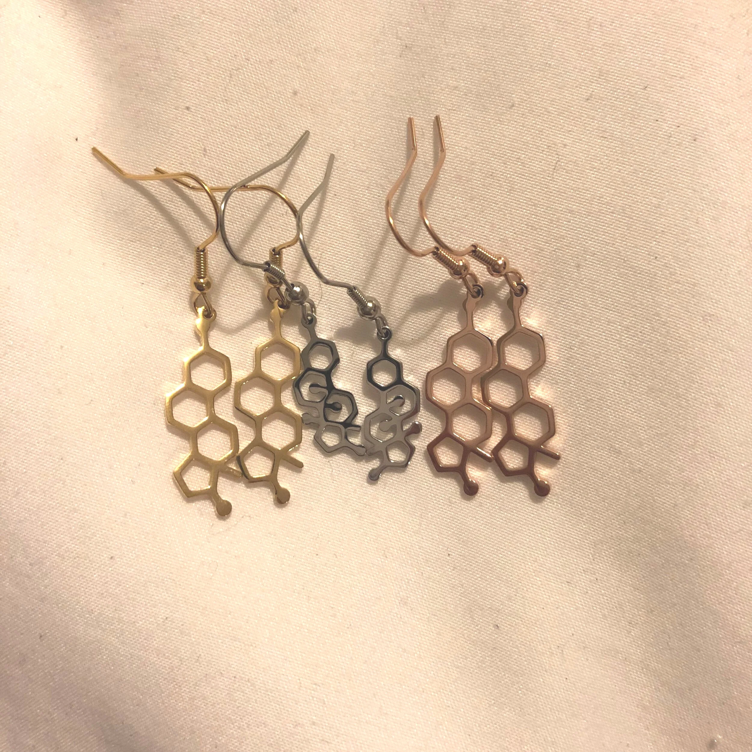 Estrogen Dangle Earrings