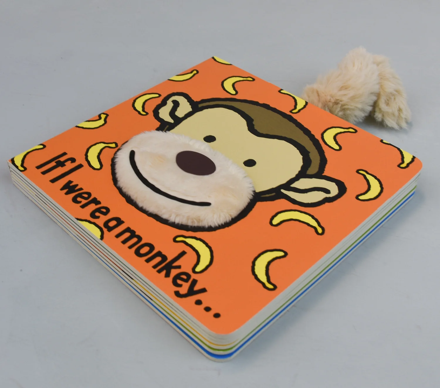 'If I were a monkey' textured board book by Jellycat — The Bottle Kiln