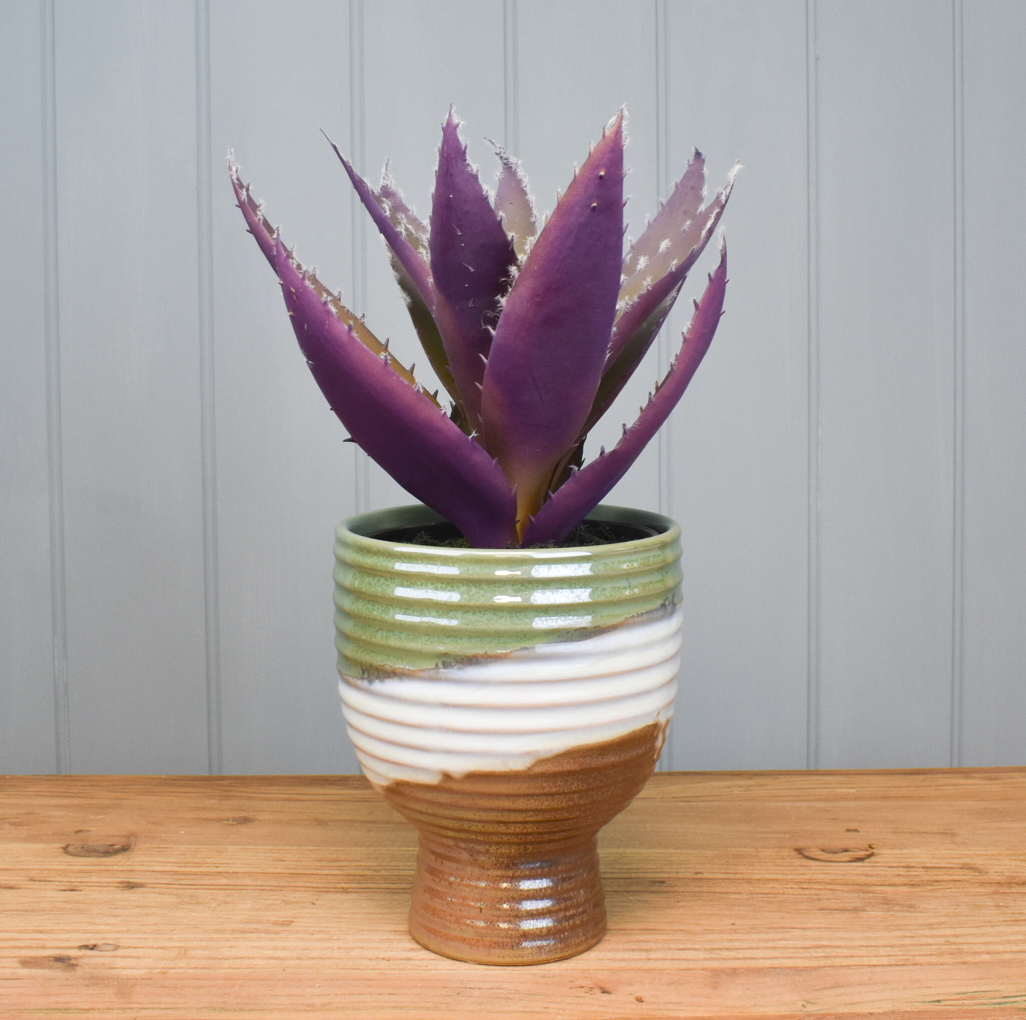 Multicolour ceramic planter, by Bloomingville
