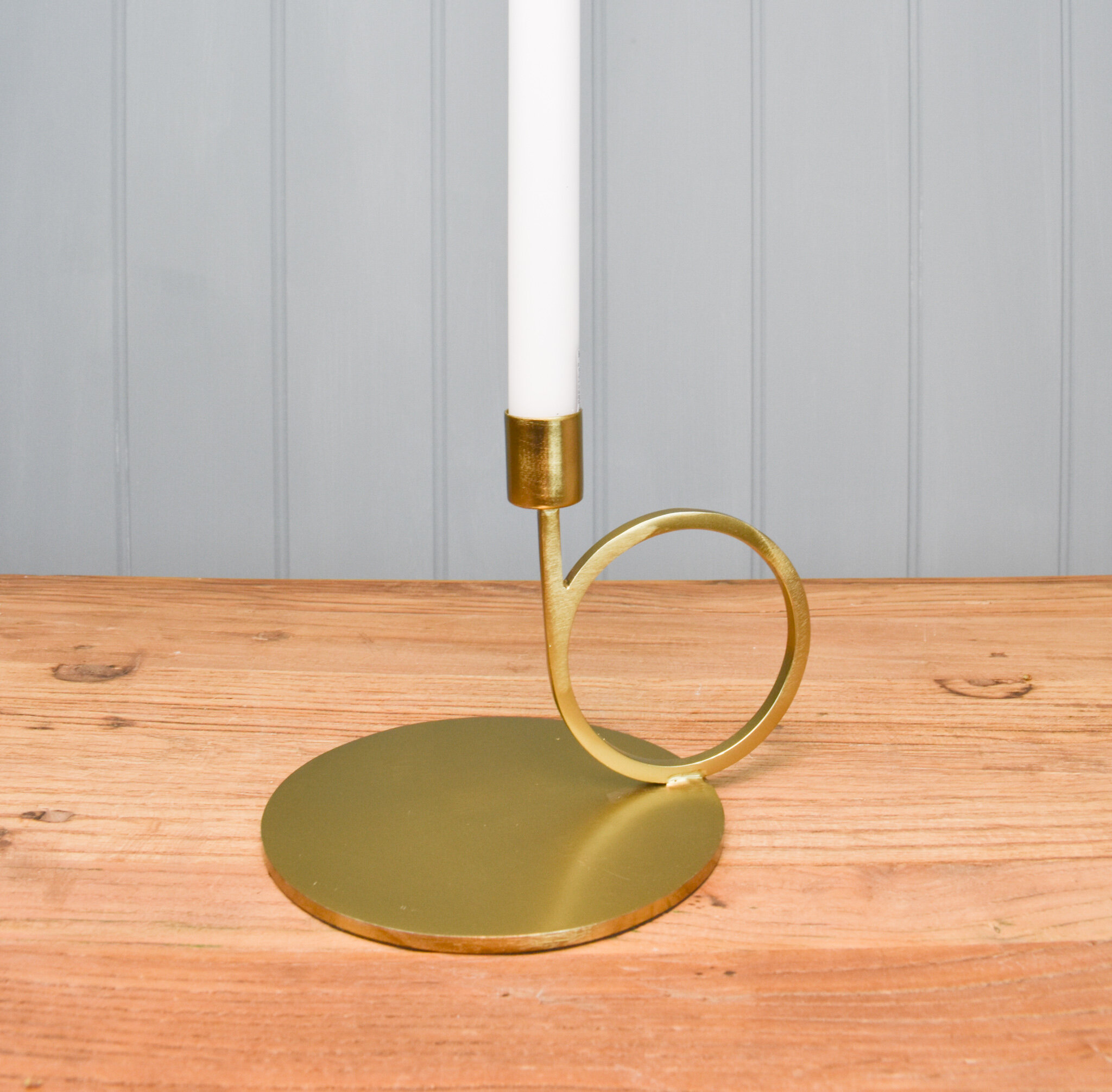 'Cirque' candlestand, brass finish, by House Doctor