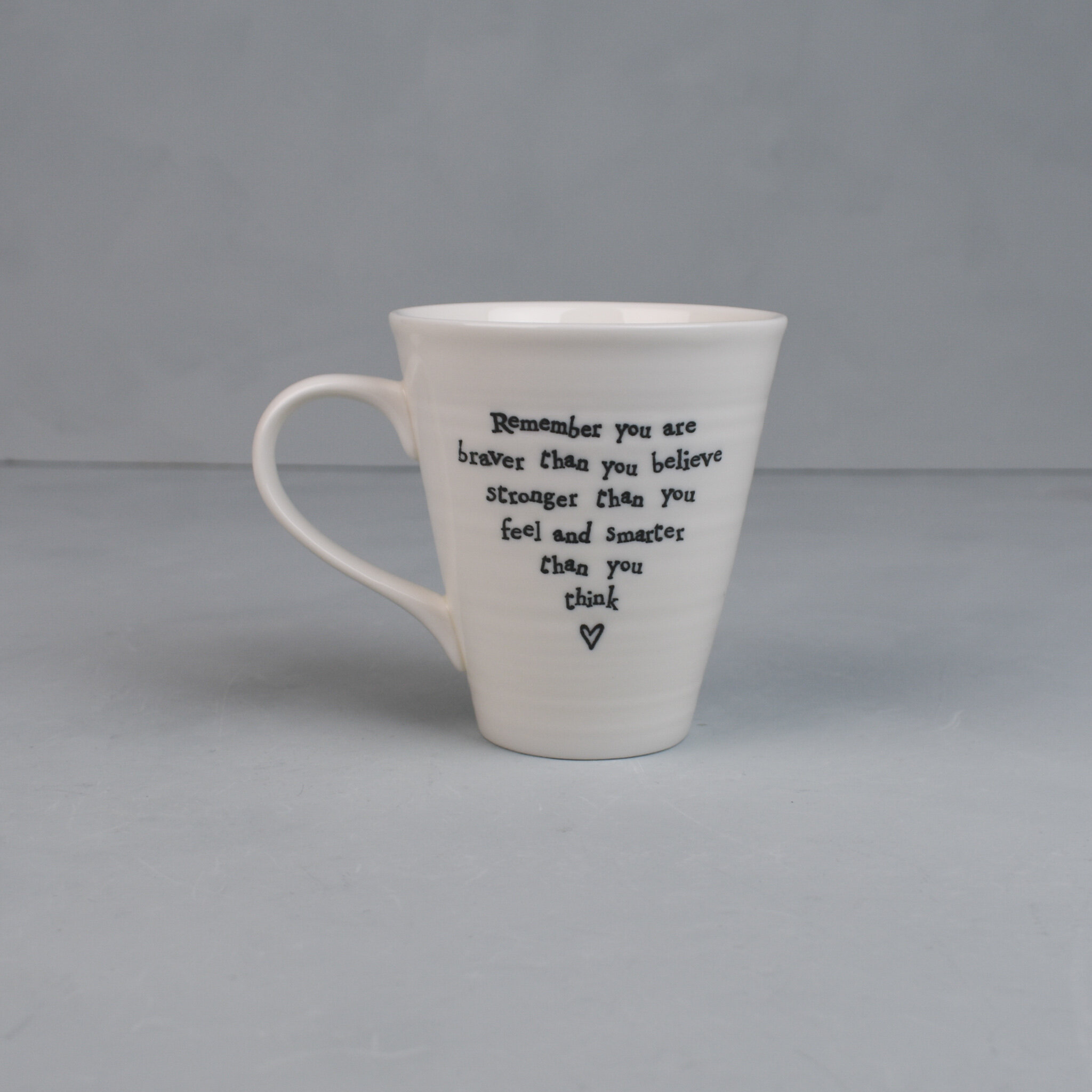 'Remember you are braver...' porcelain boxed mug, by East of India